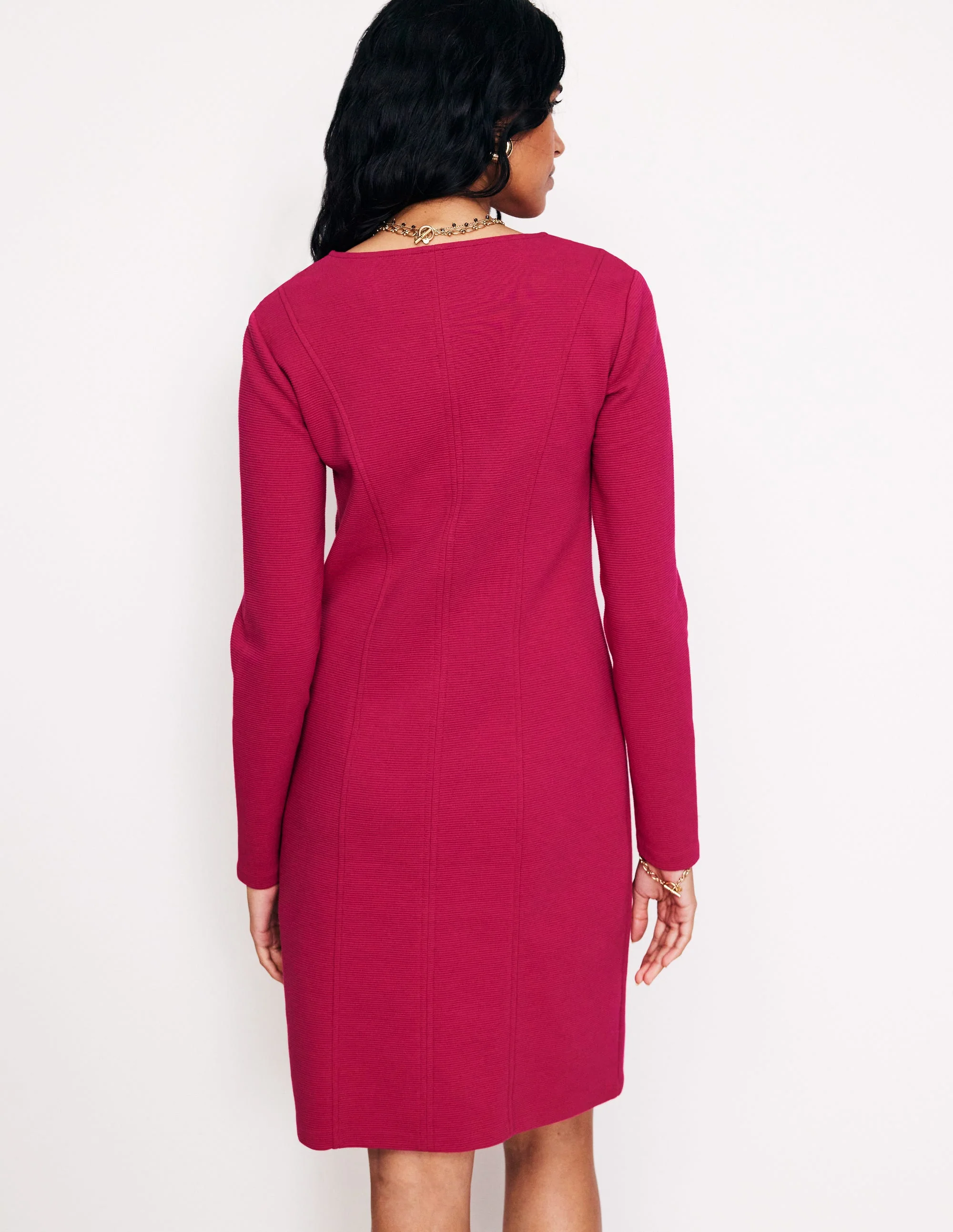 Ellen Ottoman Dress-Cherry Jam - Image 3