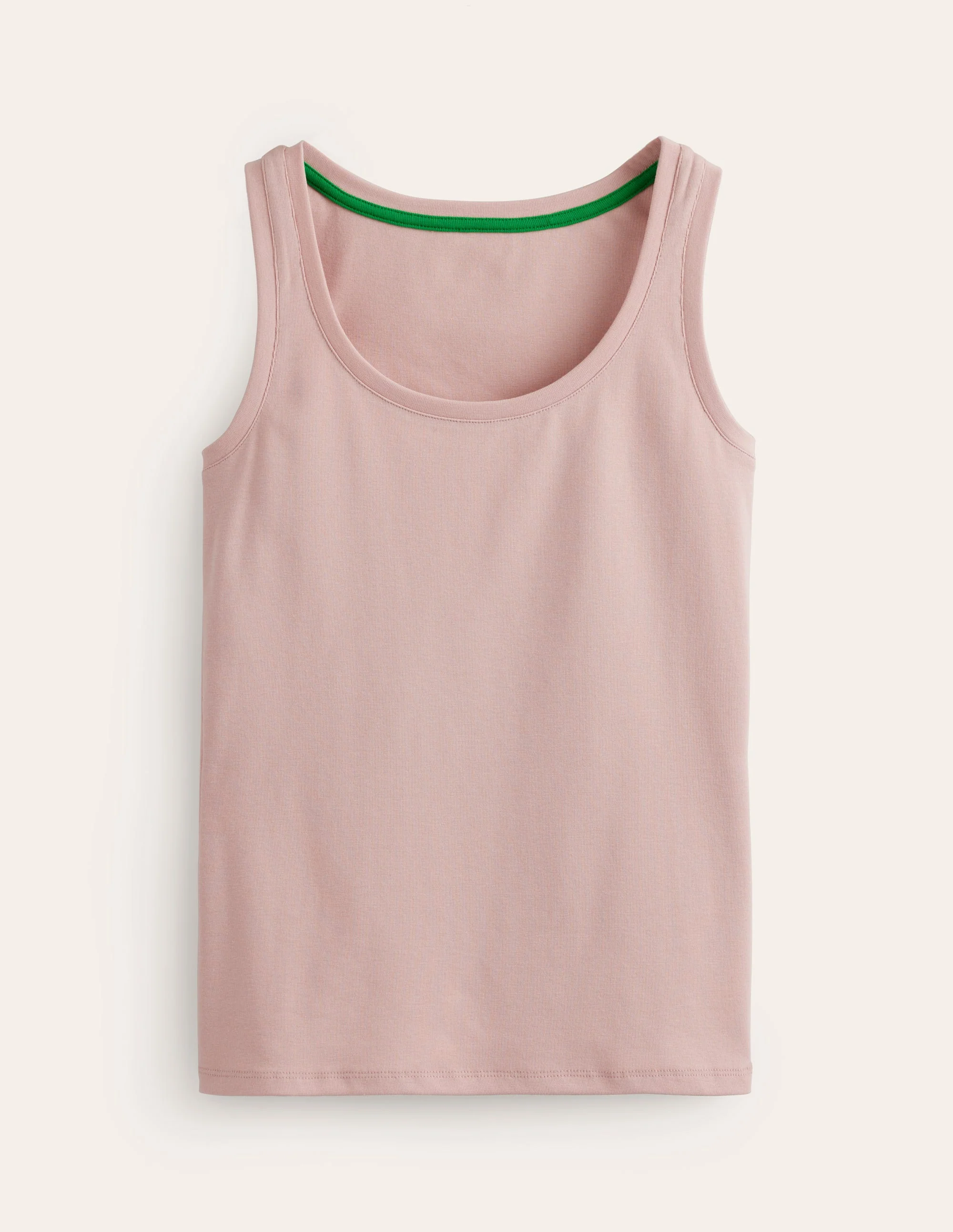 Essential Scoop-Neck Tank-Milkshake - Image 5