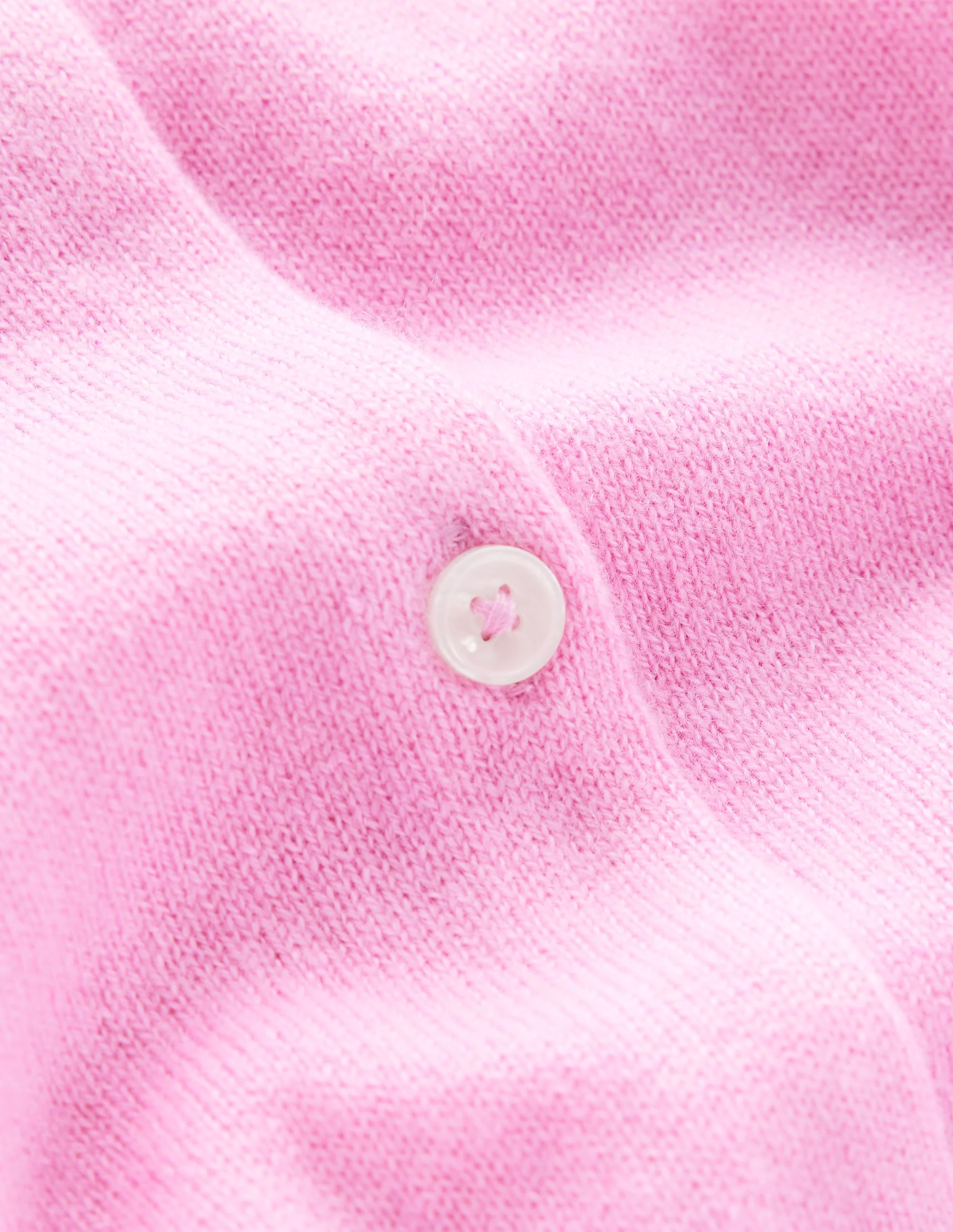 Eva Cashmere Crew Cardigan-Meadowsweet Pink - Image 6