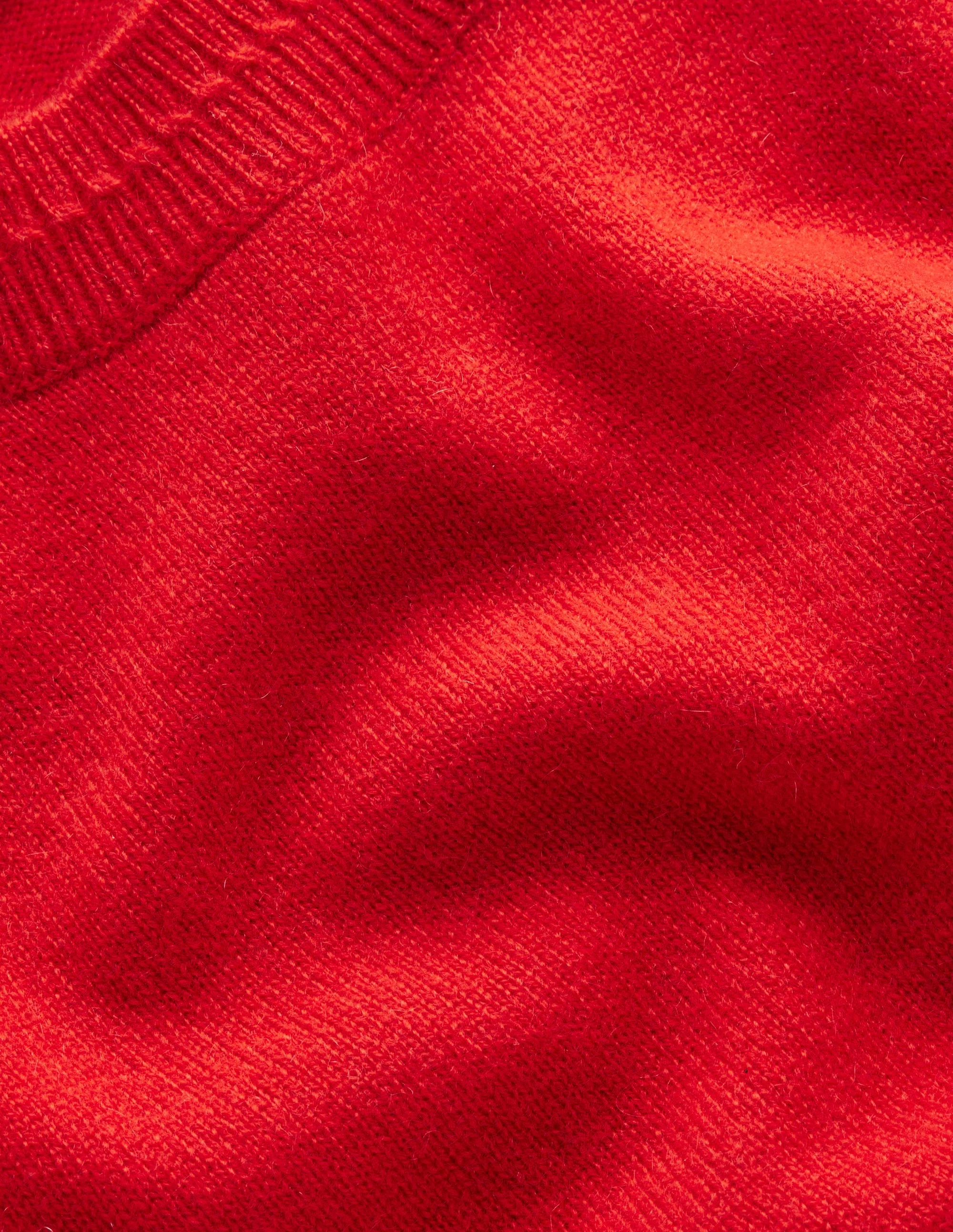 Eva Cashmere Vest-Rouge Red - Image 6