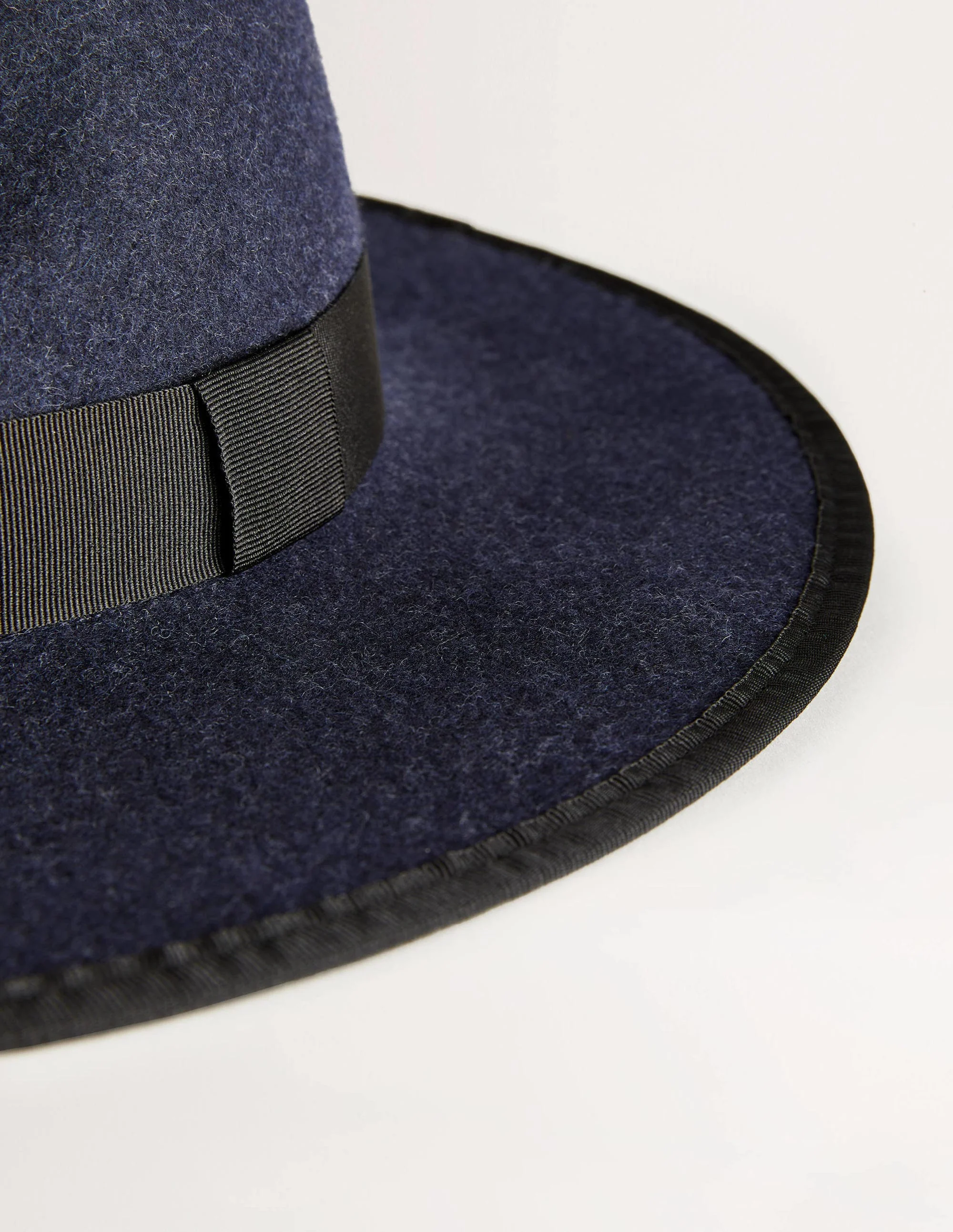 Felt Fedora Hat-Navy - Image 2