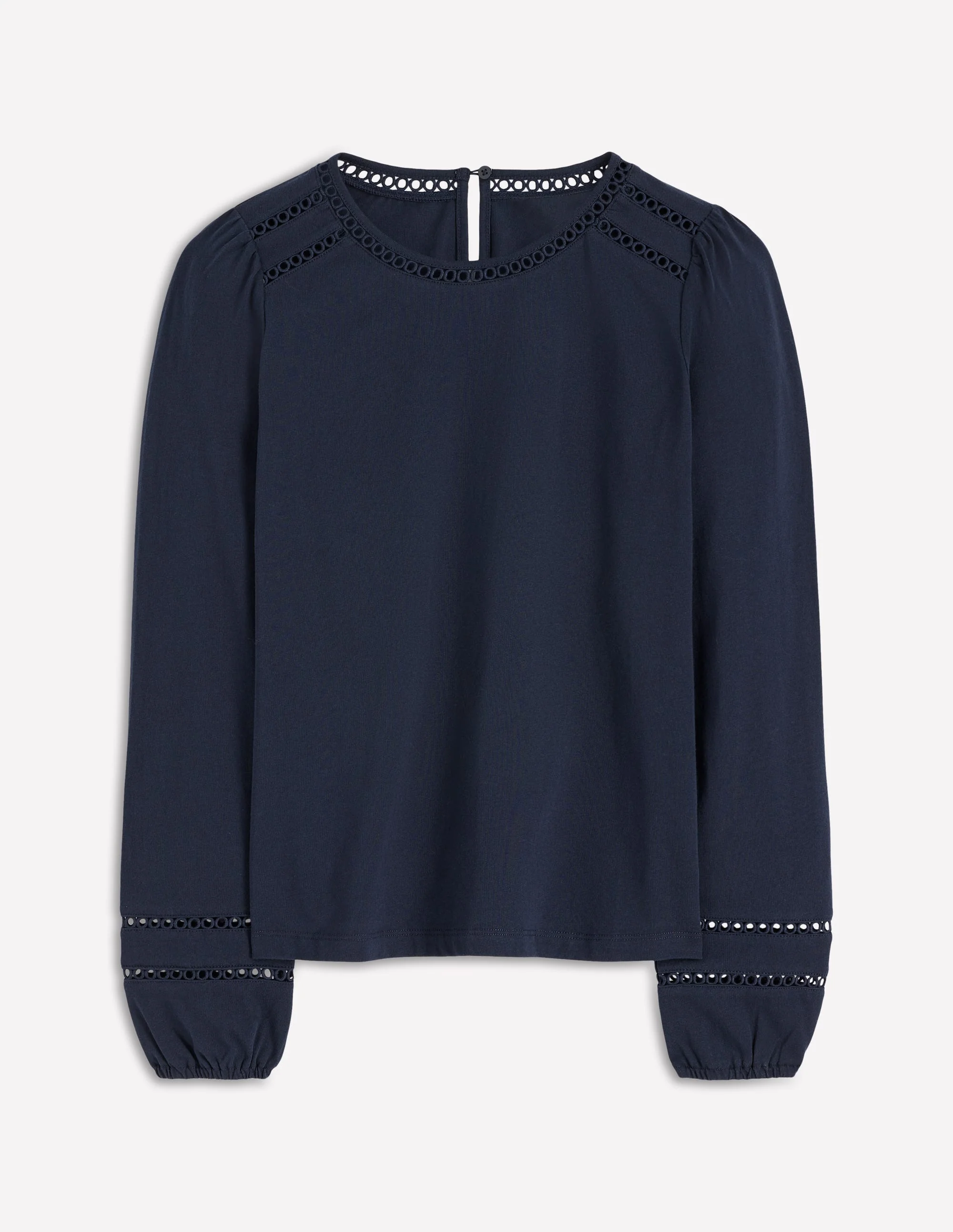 Flo Trim Detail Top-Navy - Image 4