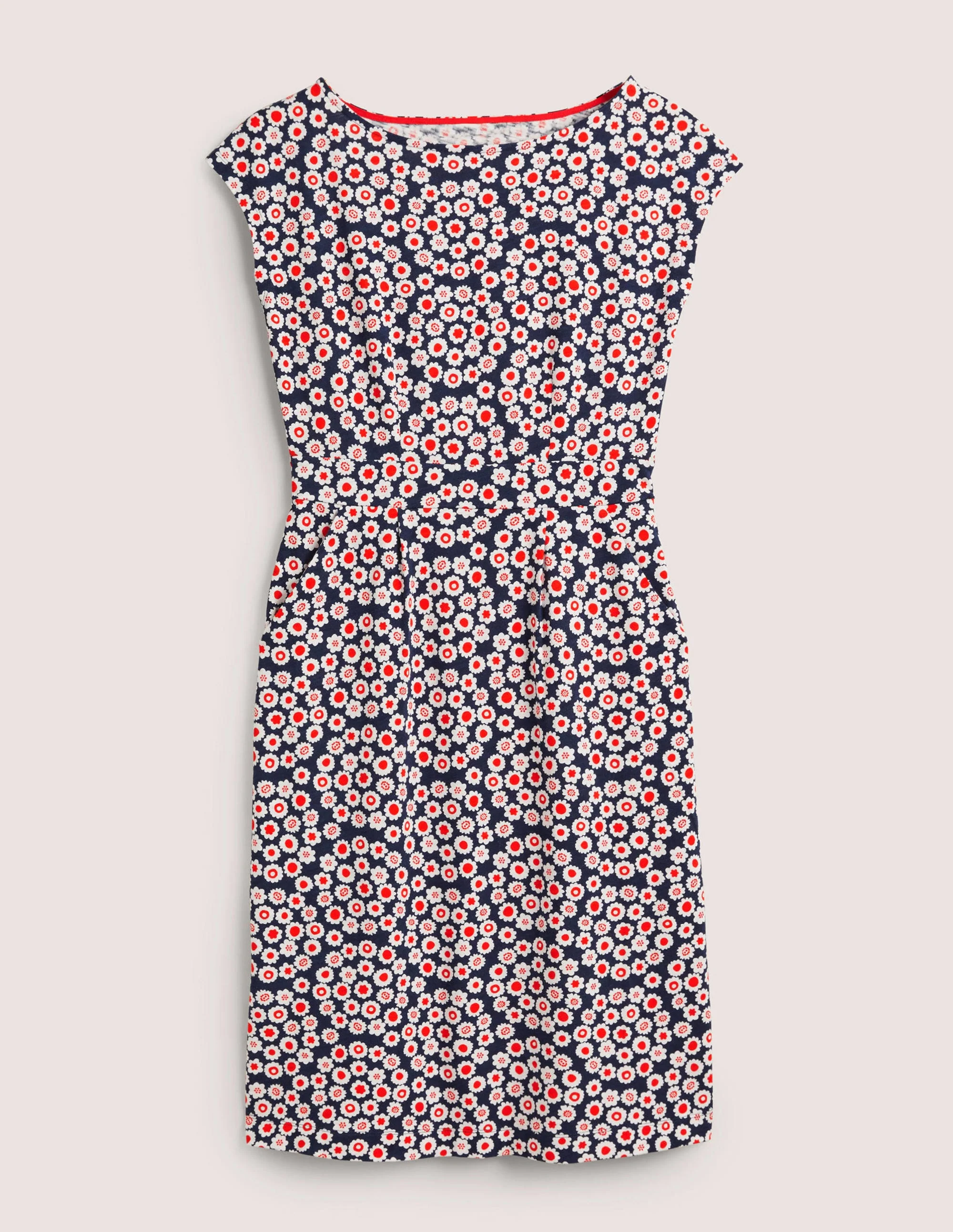 Florrie Jersey Dress-Black - Image 5