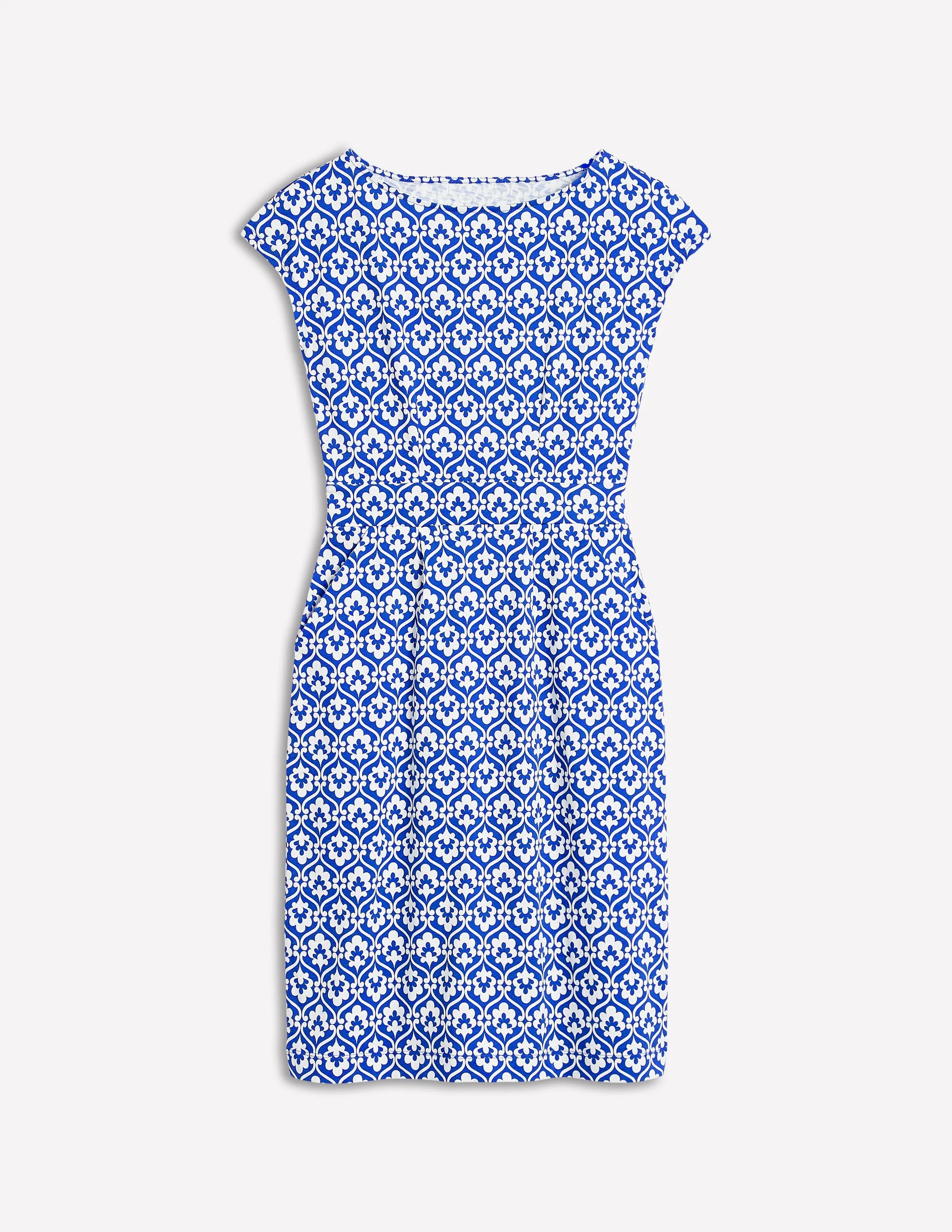Florrie Jersey Dress-Gallery Blue, Ivy Trellis - Image 7