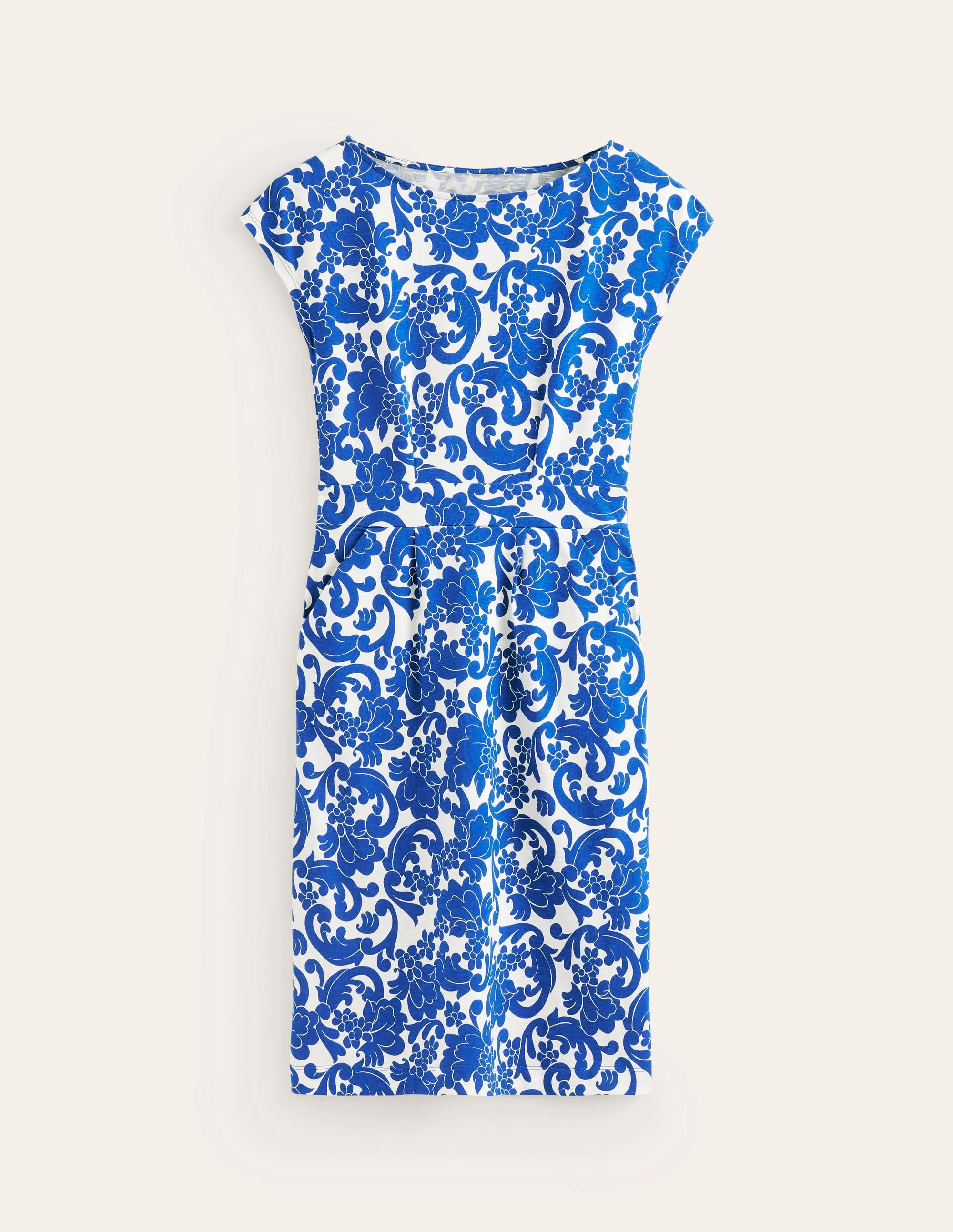 Florrie Jersey Dress-Surf the Web, Opulent Whirl - Image 5
