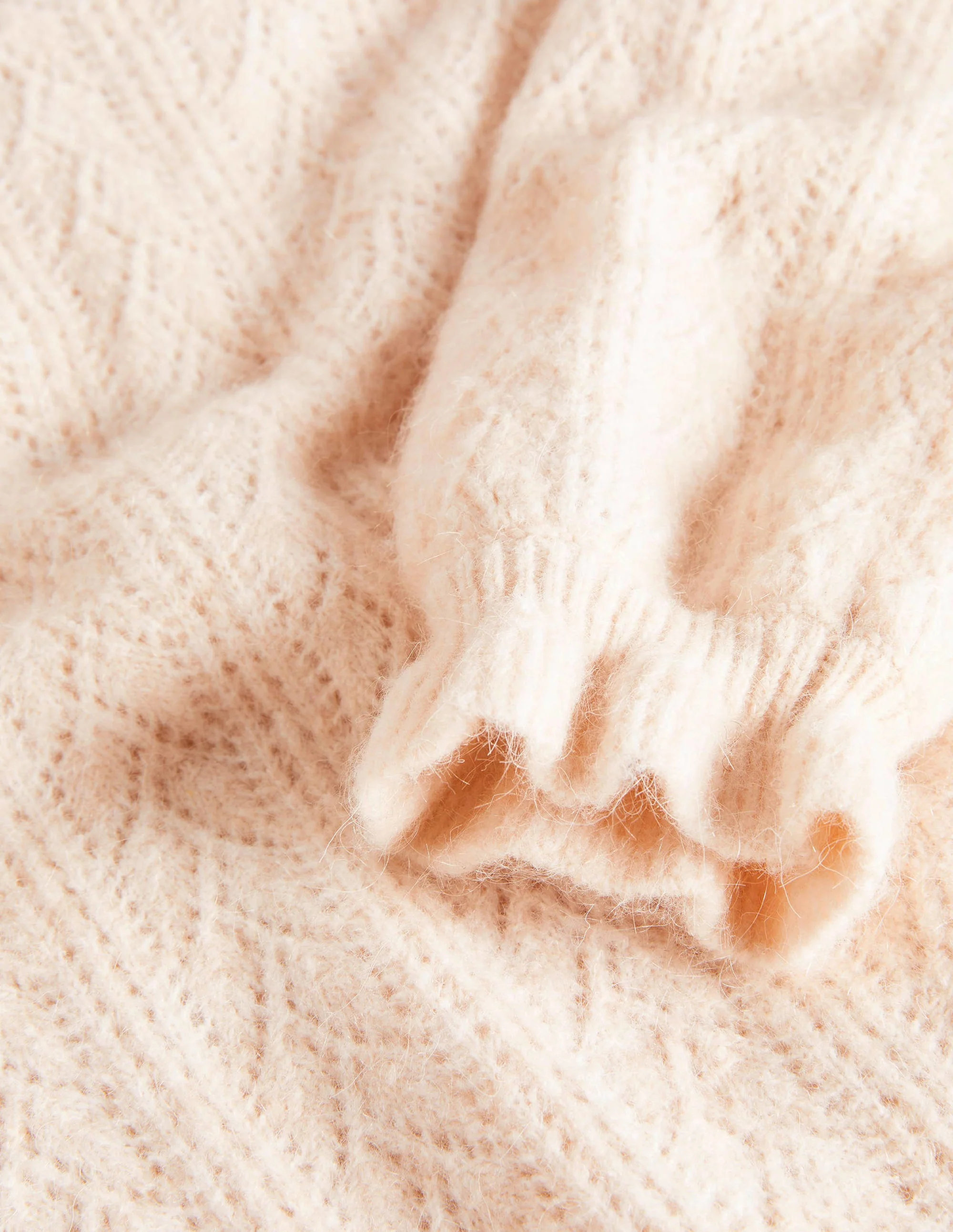 Fluffy Pointelle Sweater-Rope - Image 6