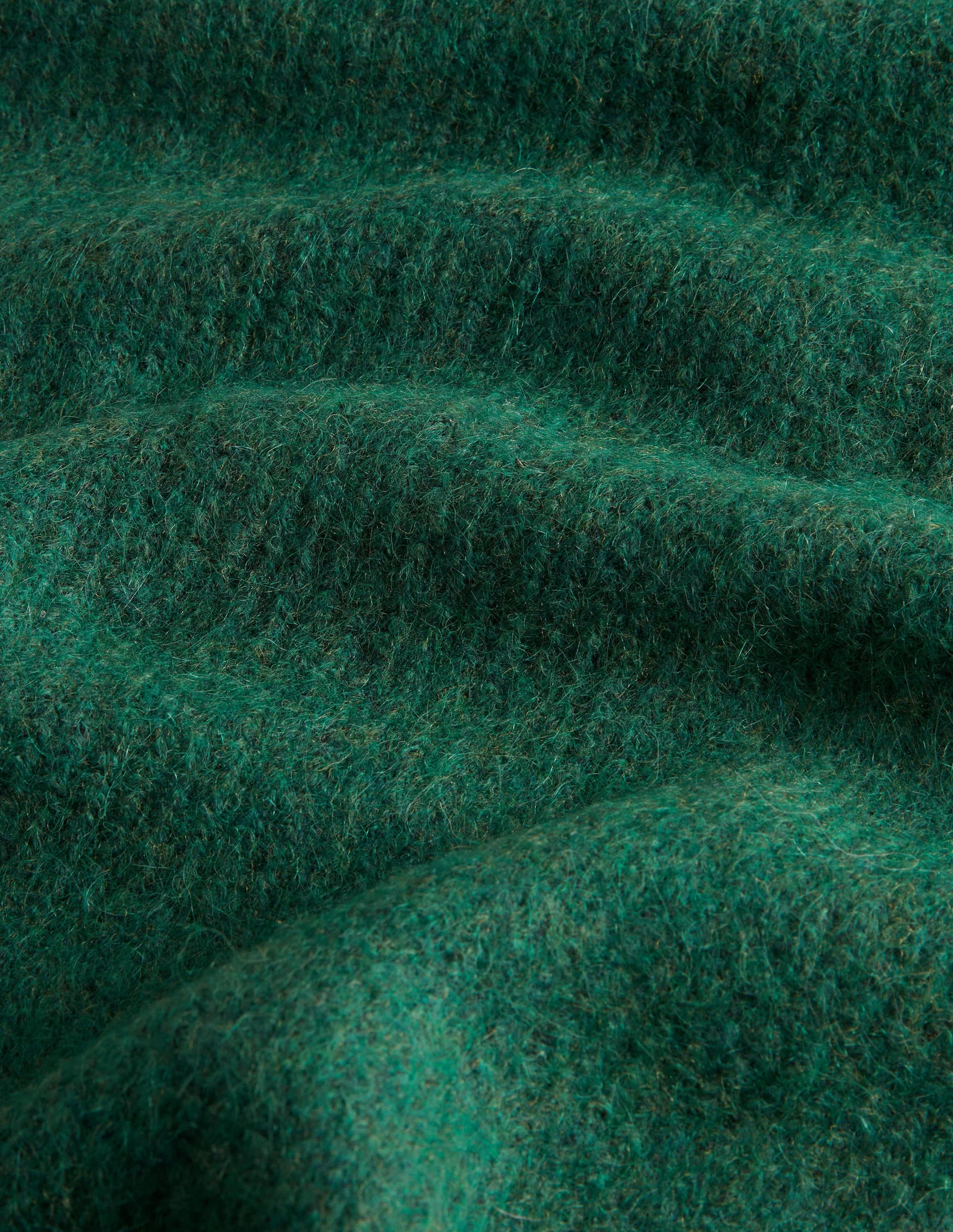 Fluffy Scarf-Hunter Green - Image 2