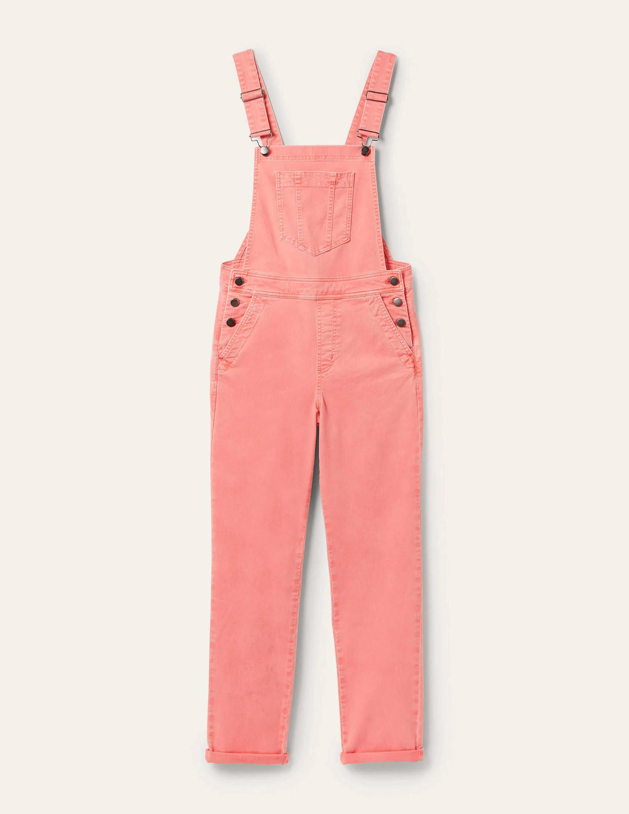Girlfriend Overalls-Burnt Coral - Image 5