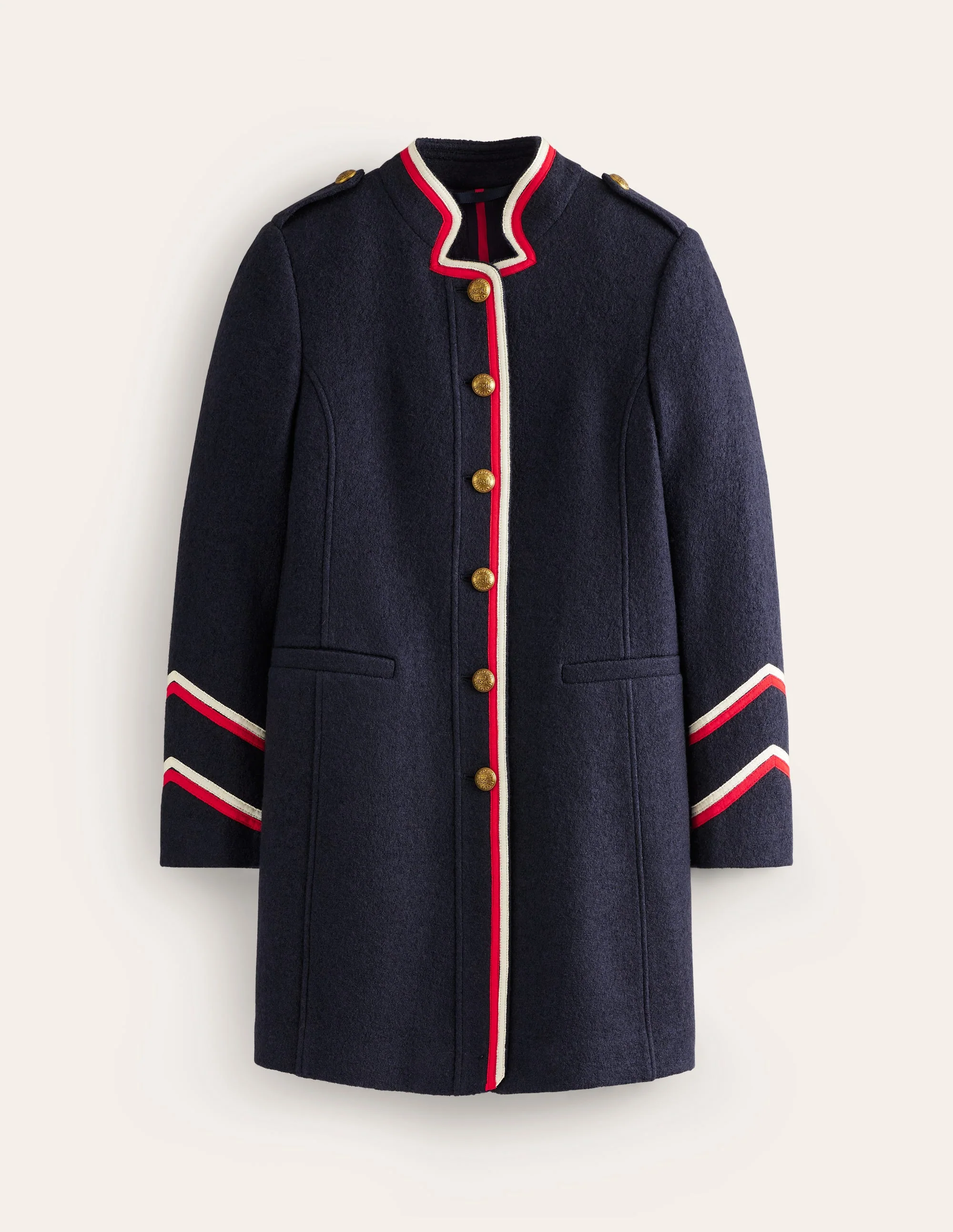 Hamilton Tipped Coat-Tipped Navy - Image 9