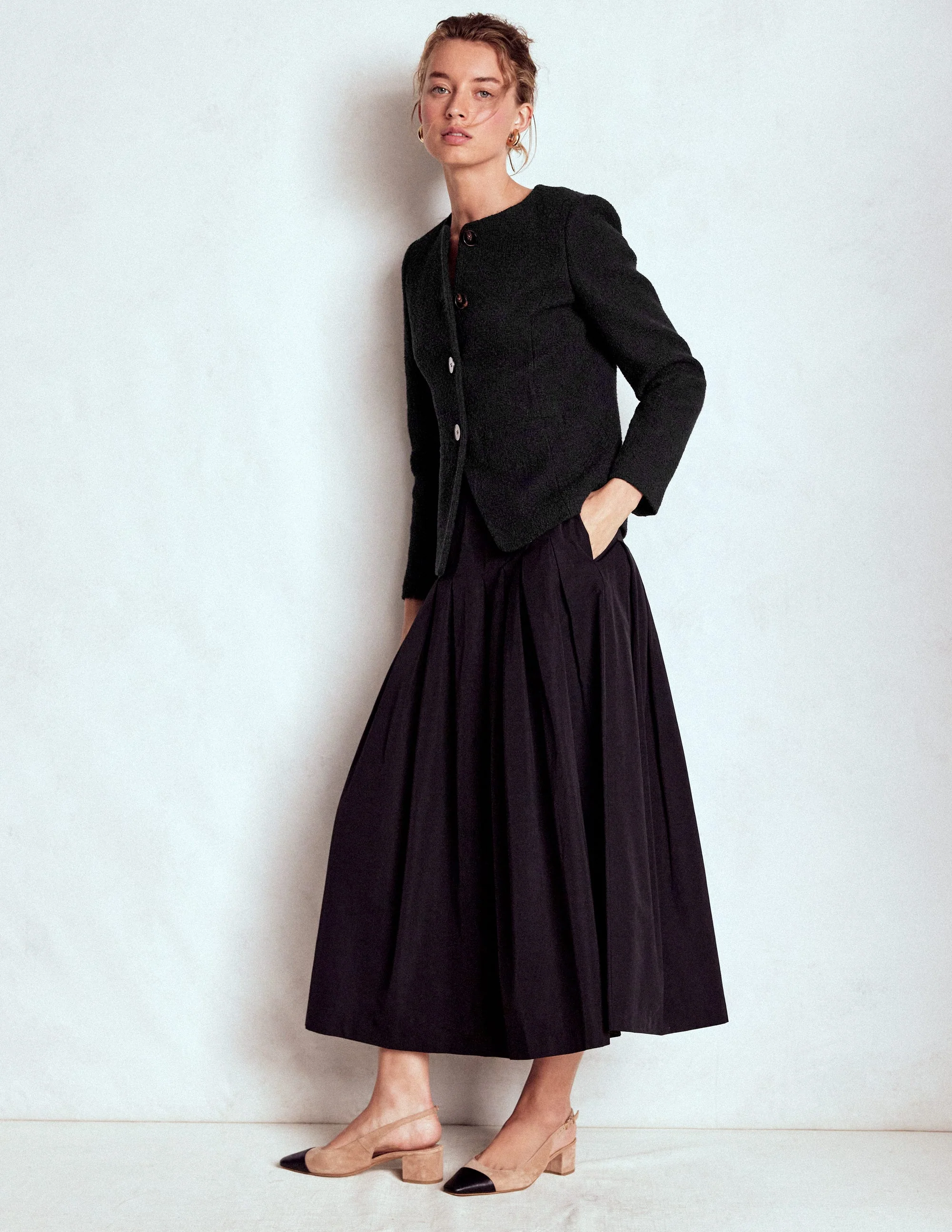Hampstead Textured Blazer-Black - Image 5