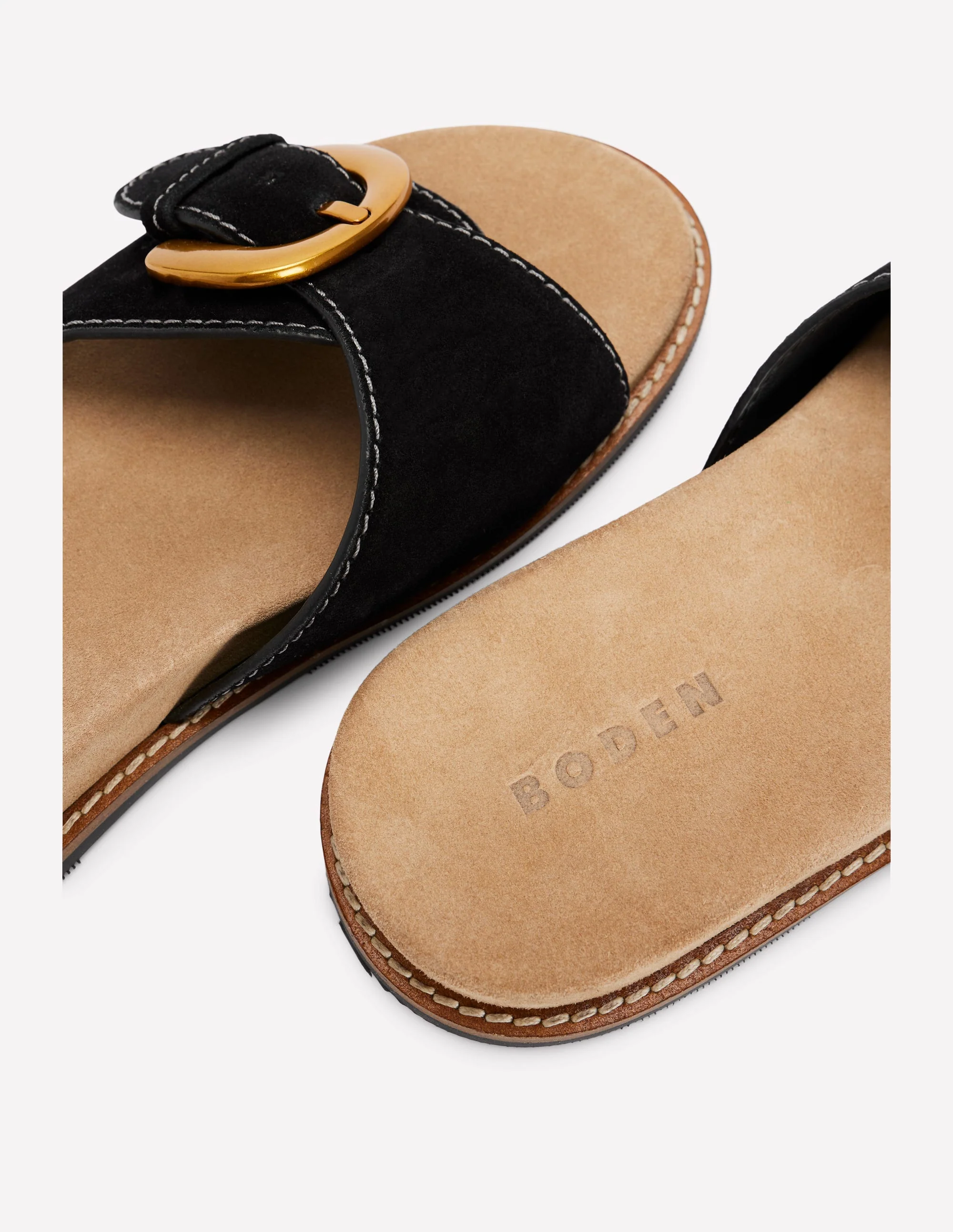 Hardware Mule Sandal-Black - Image 3