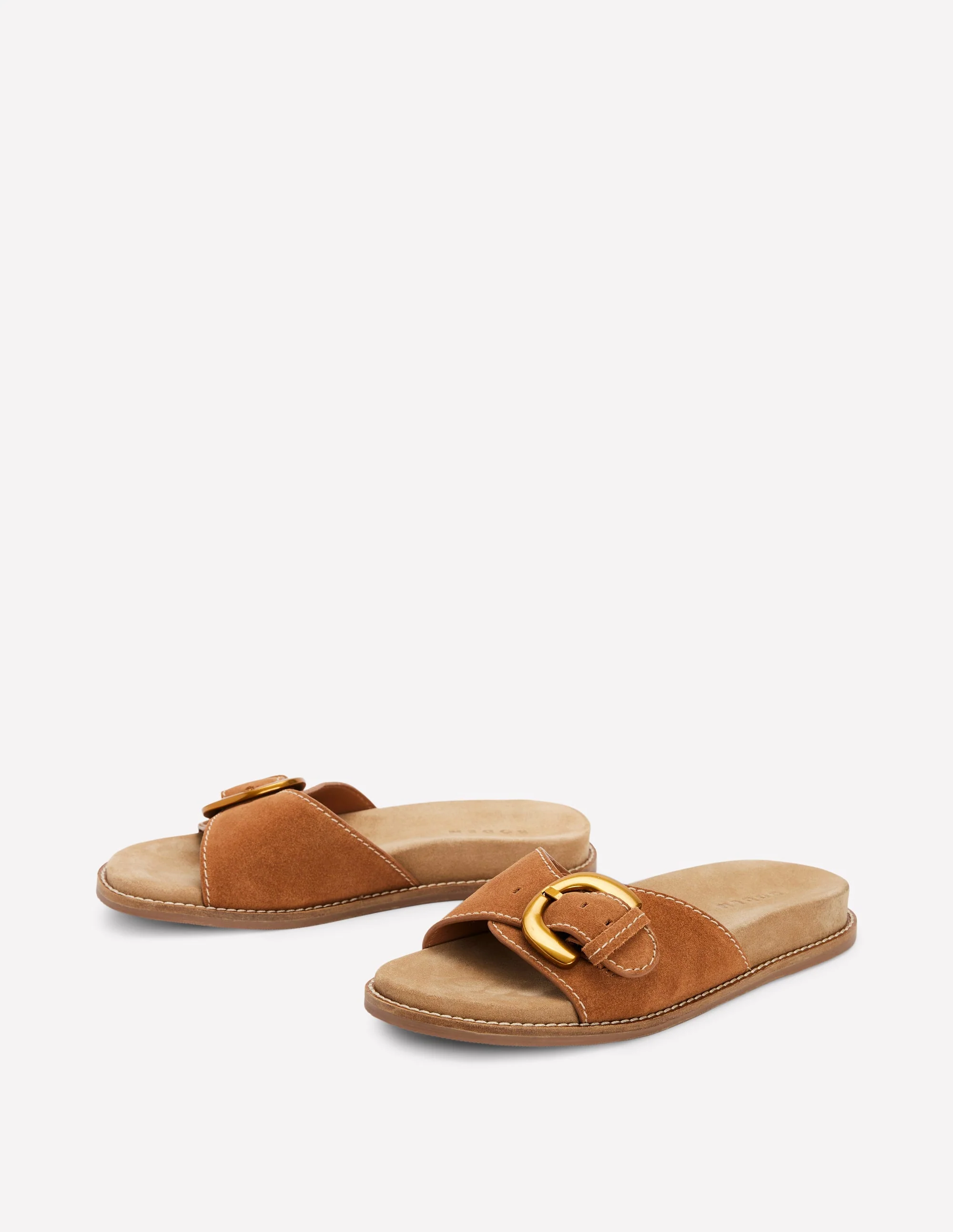 Hardware Mule Sandal-Tan - Image 3