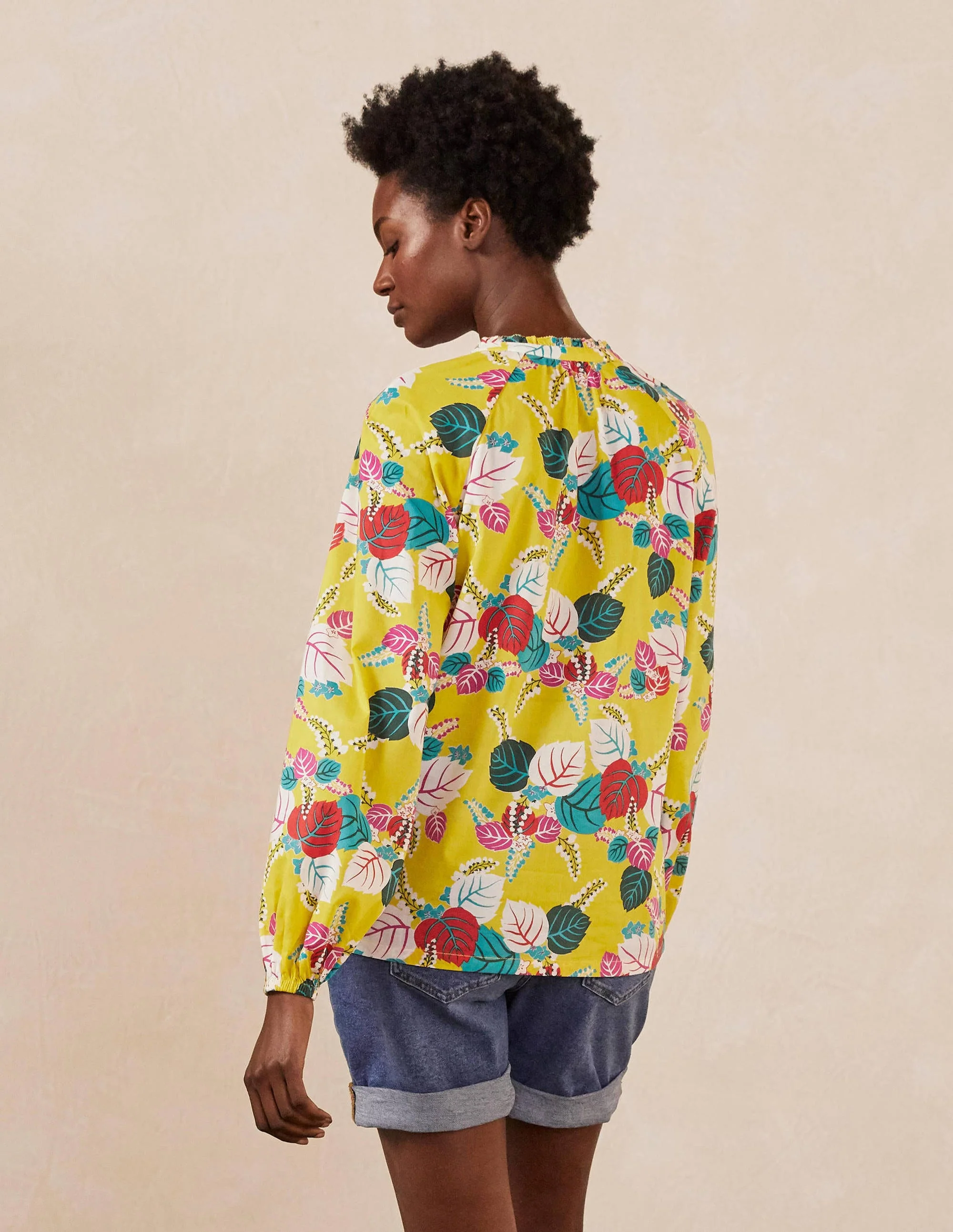 Heather Top-Daffodil, Holiday Tropic - Image 2