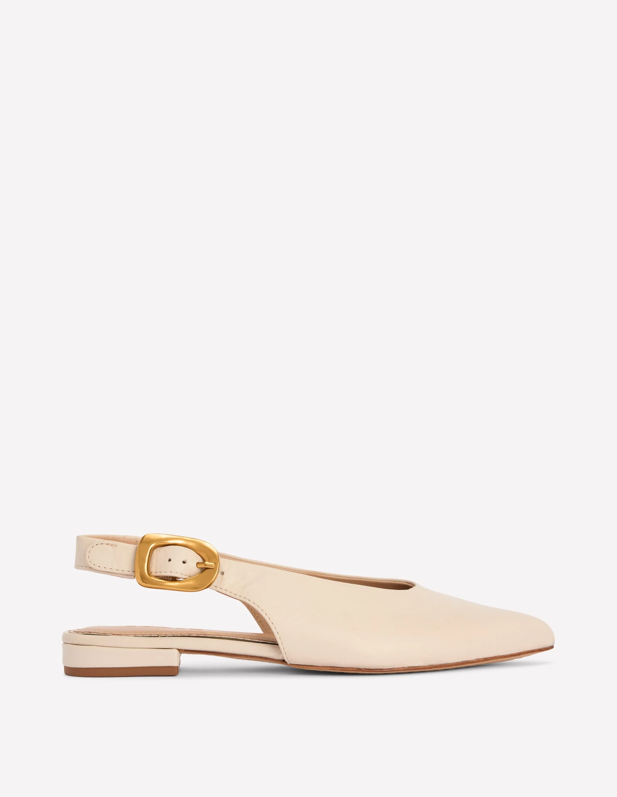 High Cut Flat Point-Ecru