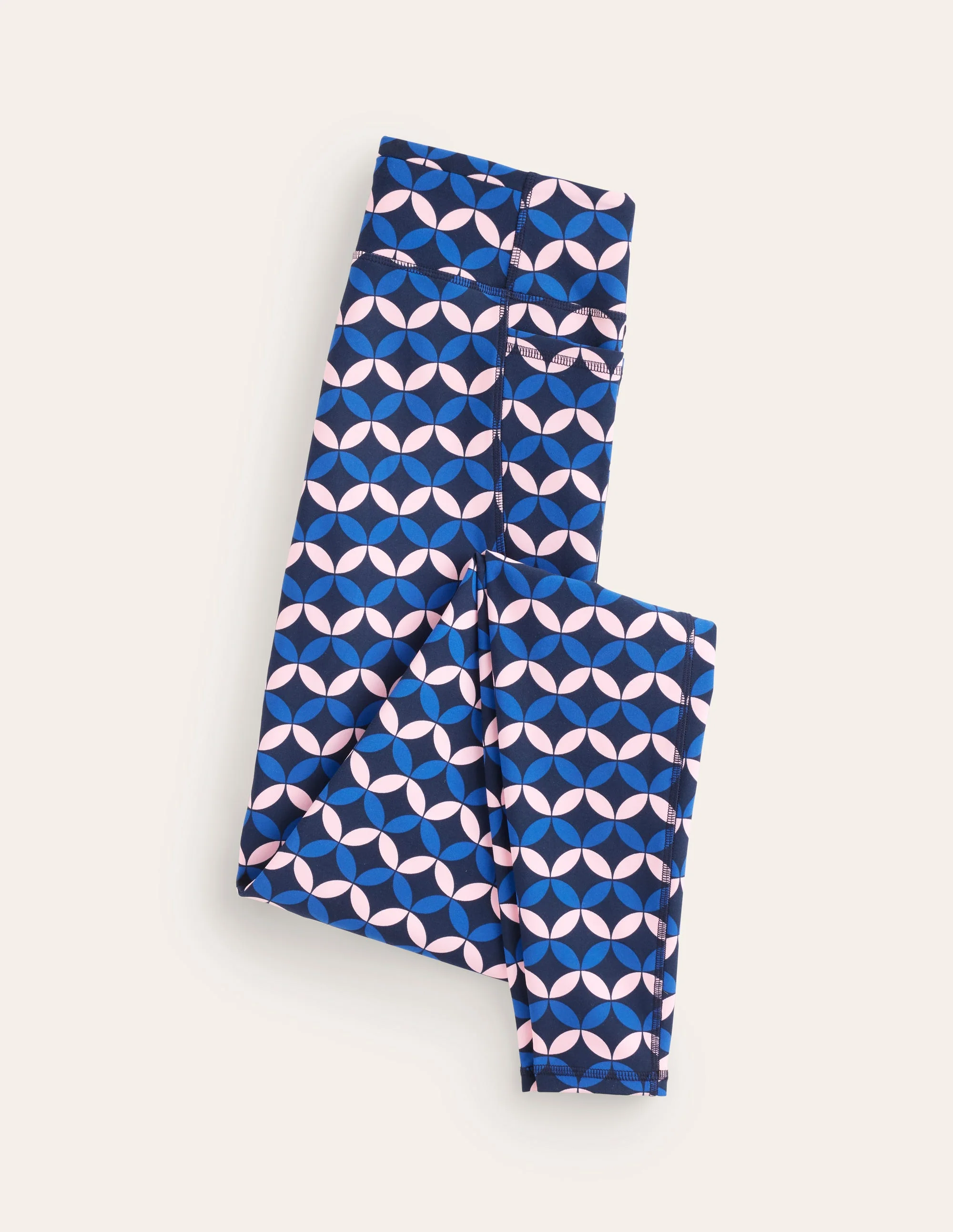 High Waist Pocket Leggings-Surf The Web, Diamond Terrace - Image 6