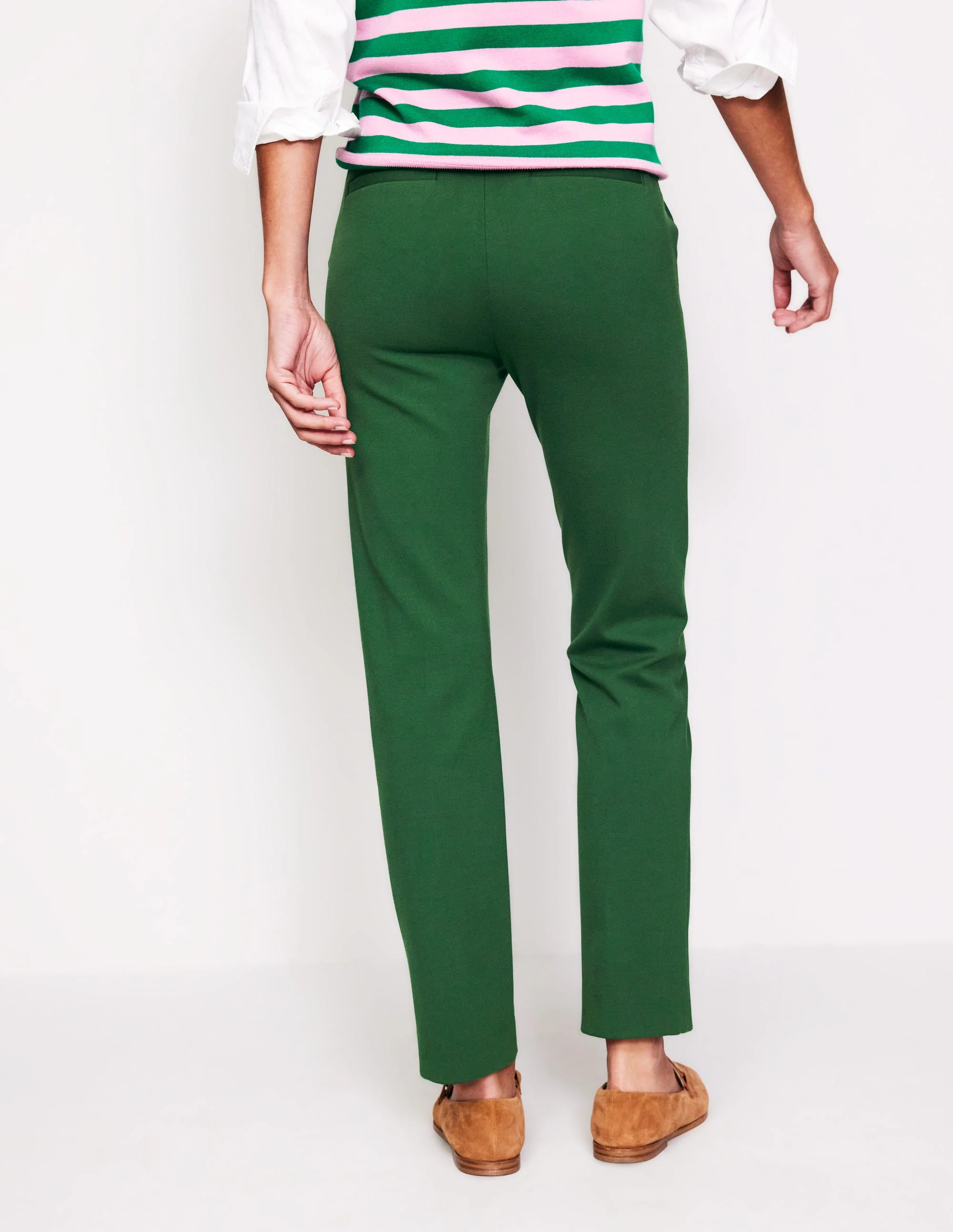 Highgate Ponte Pants-Pine - Image 3