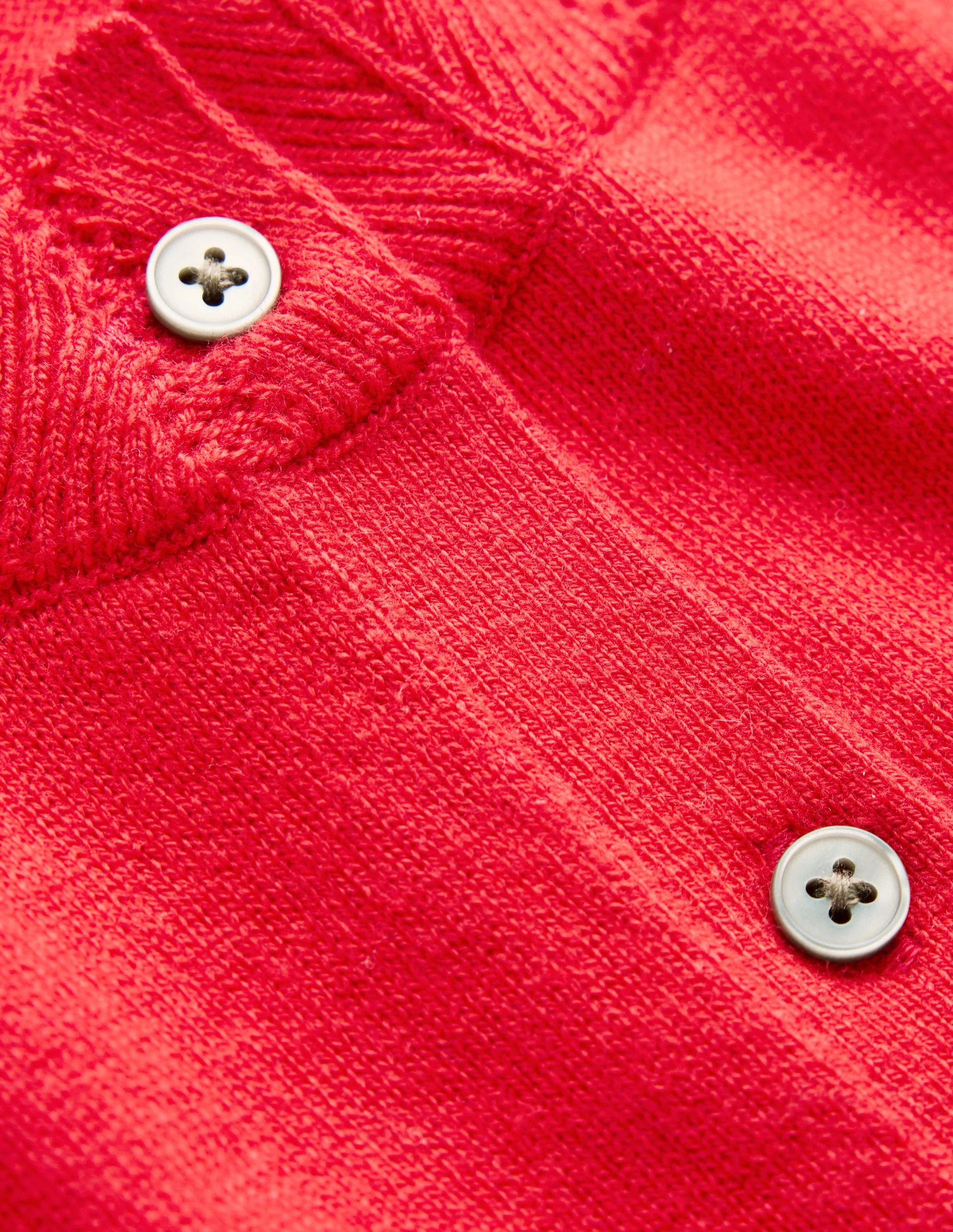 Imi Scalloped Cardigan-Strawberry Tart  Red - Image 6