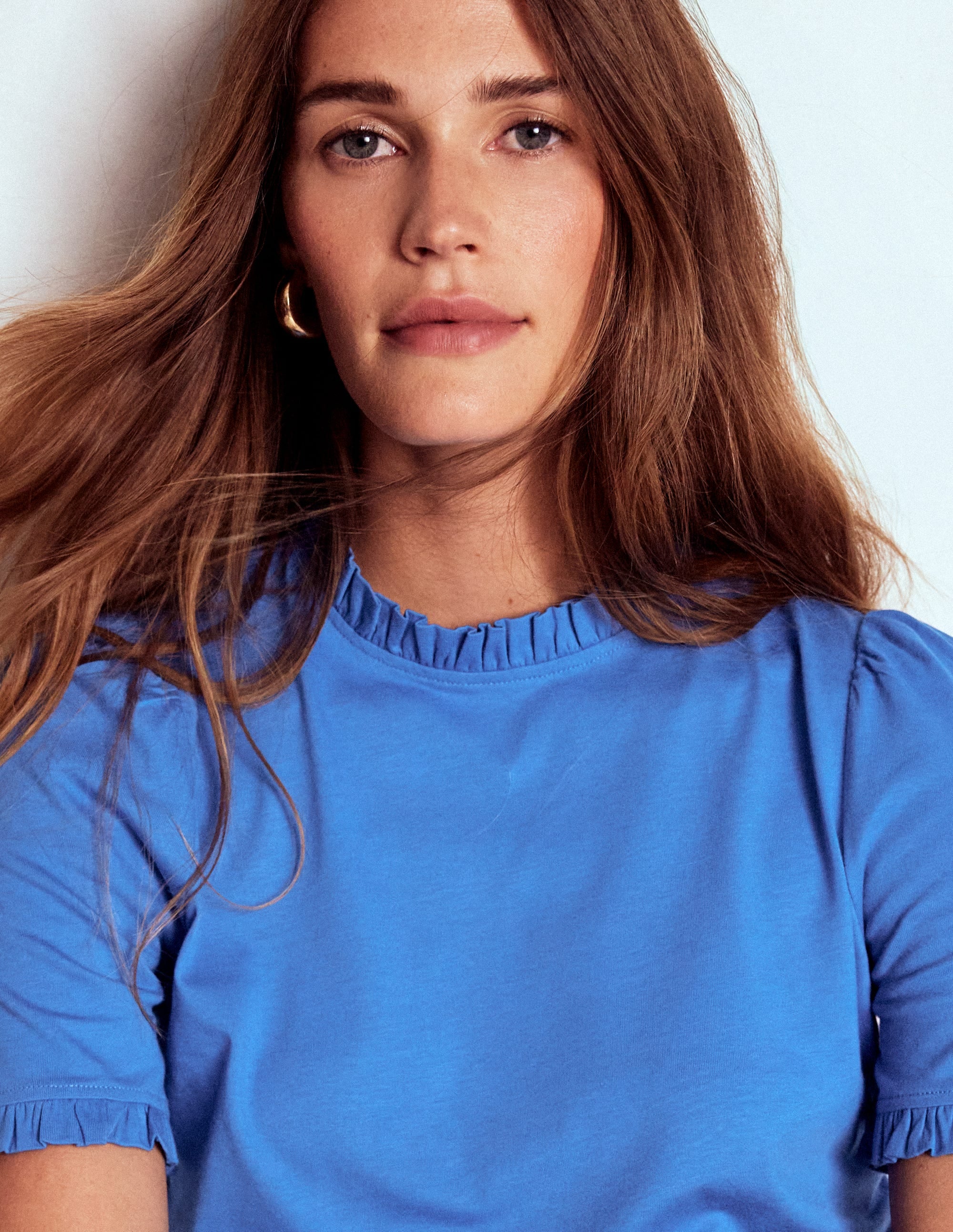Imi Supersoft Frill T-shirt-Meadow Spring