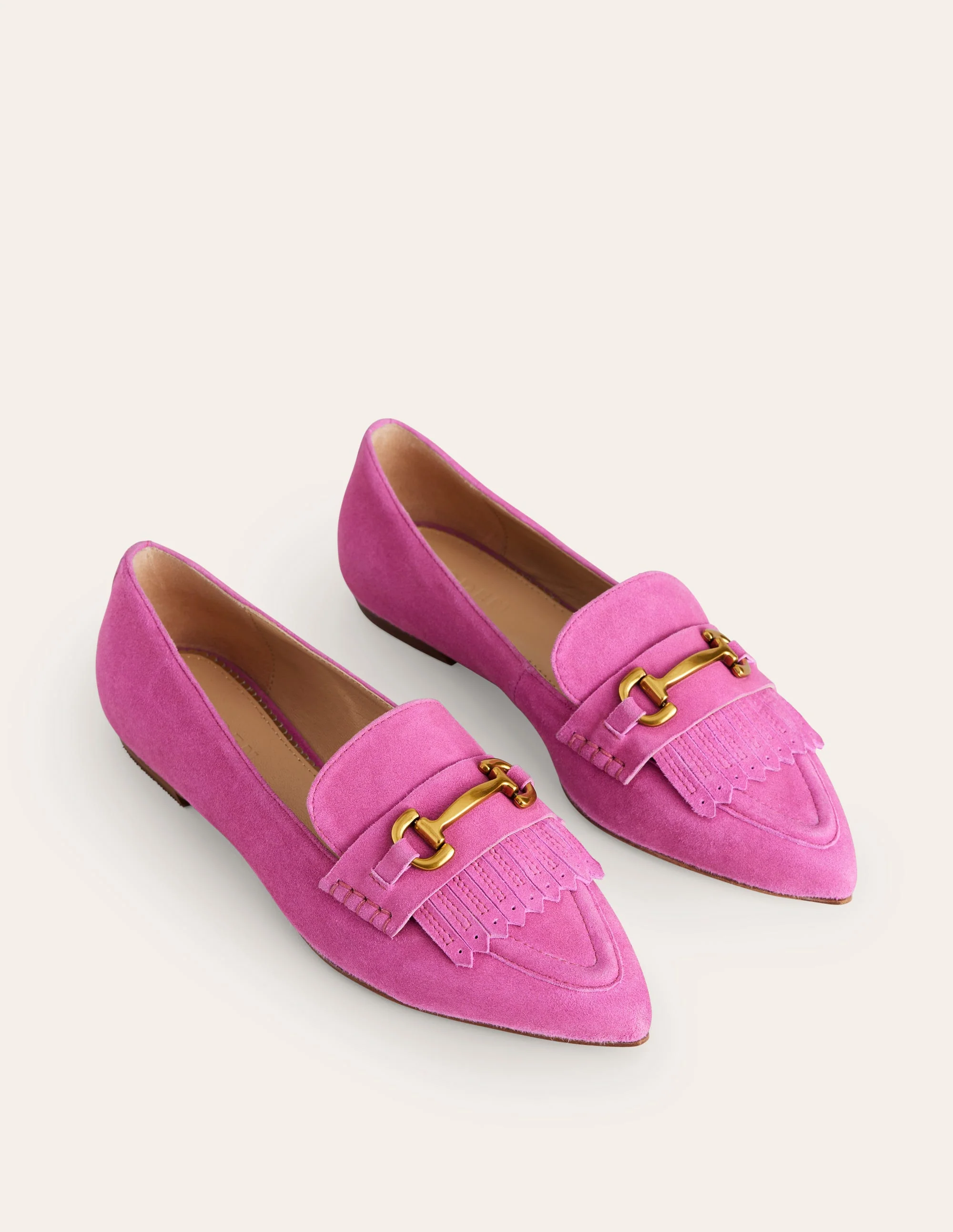 Iris Ghillie Loafers-Tickled Pink Suede - Image 3