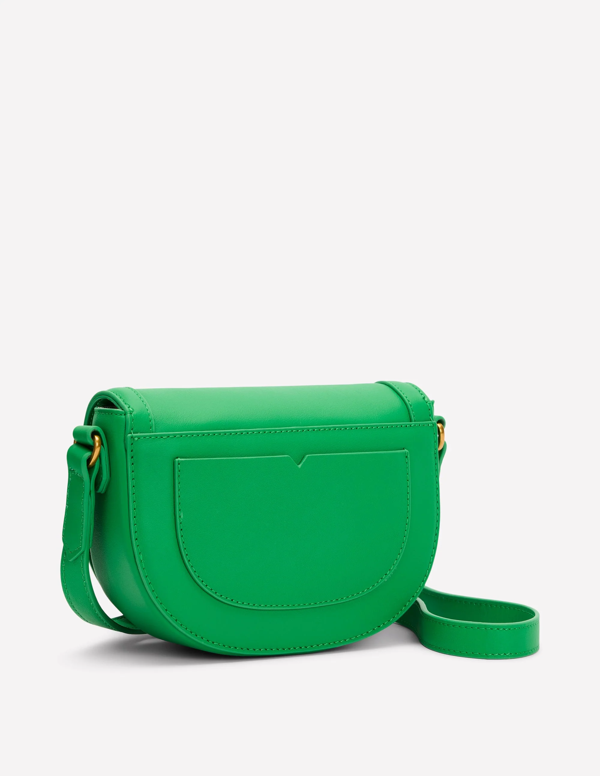 Iris Leather Mini Satchel-Green - Image 4