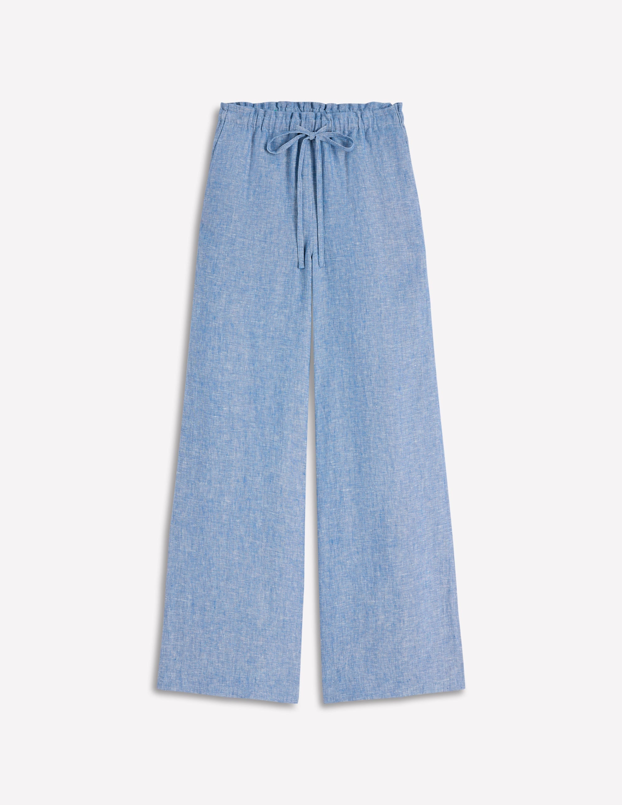 Islington Linen Pants-Blue Chambray - Image 6