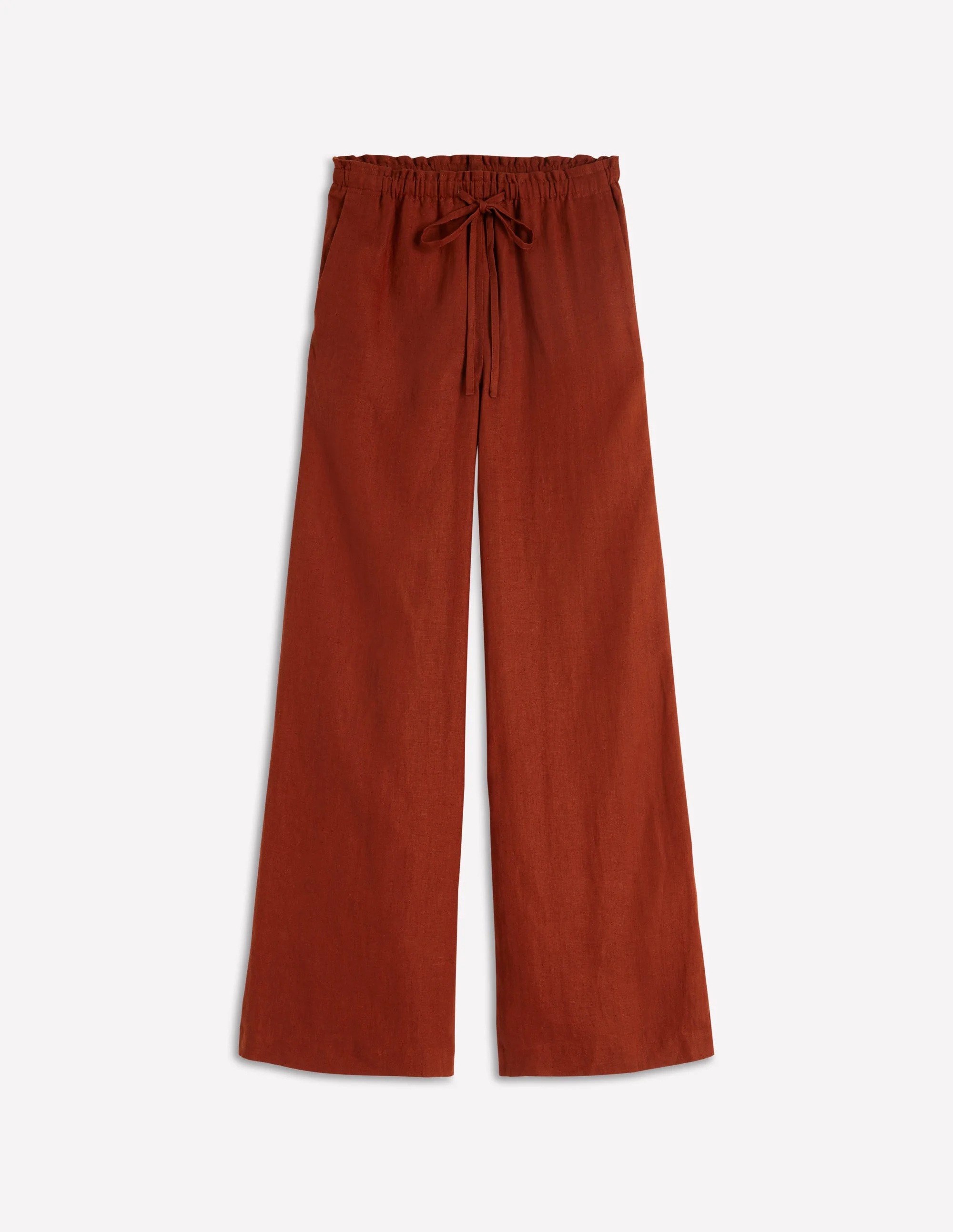 Islington Linen Pants-Burnt Orange - Image 7