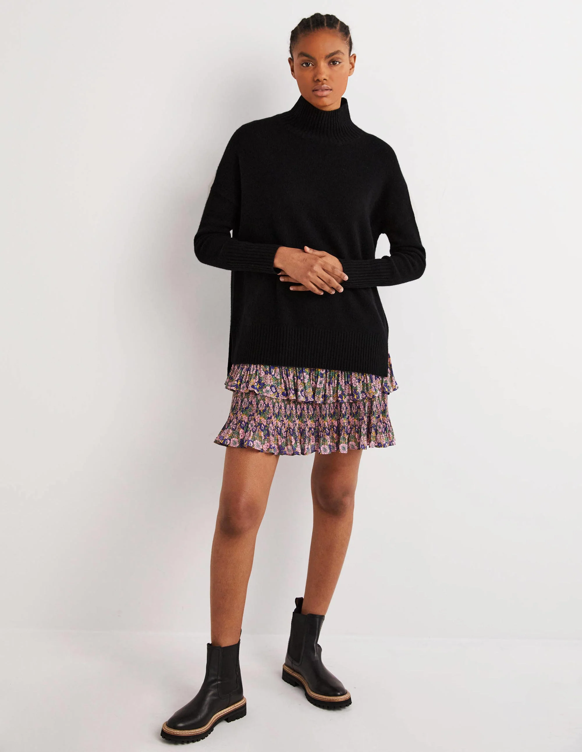 Jessica Oversized Sweater-Black