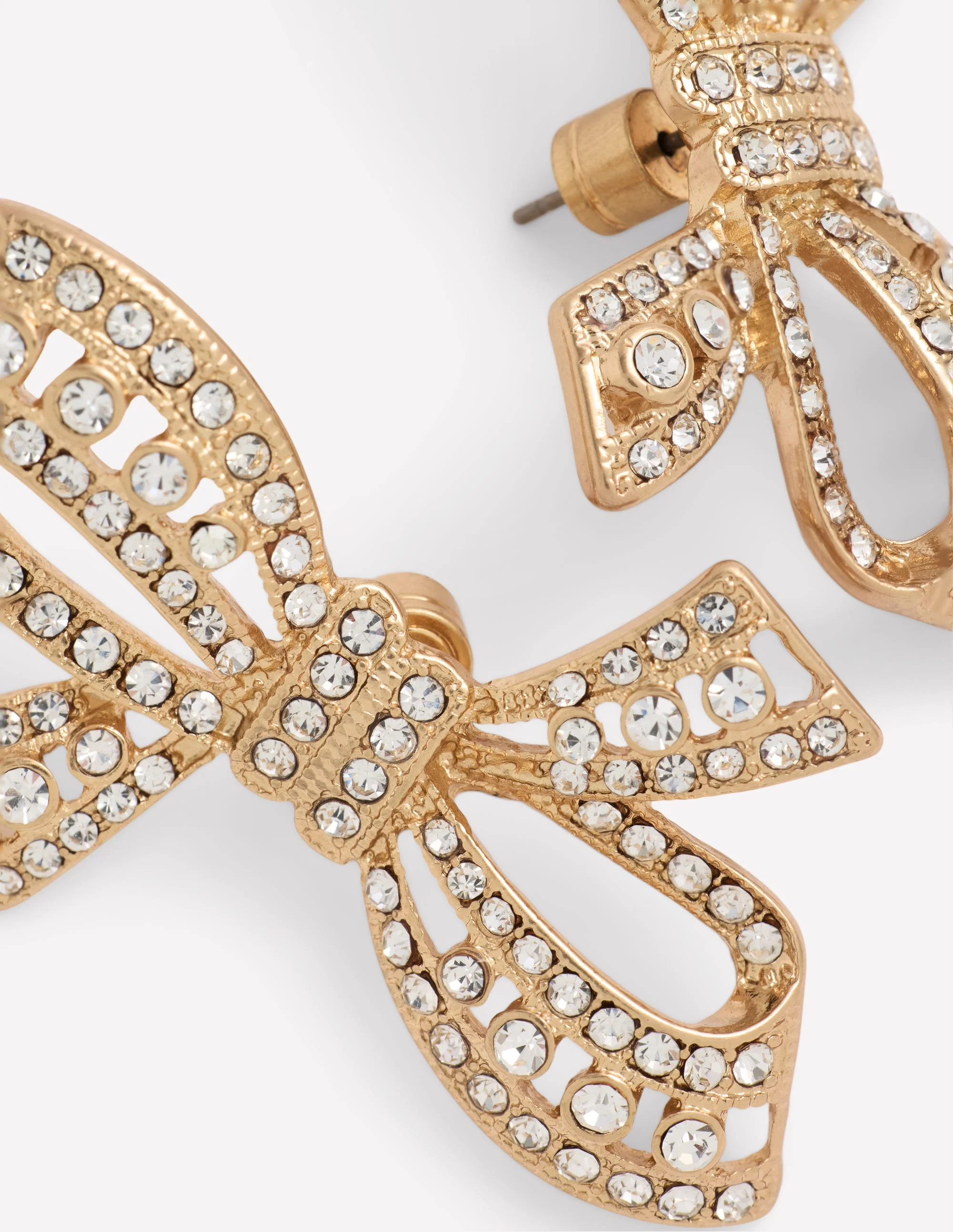 Jewel Novelty Earrings-Gold Colour - Image 3