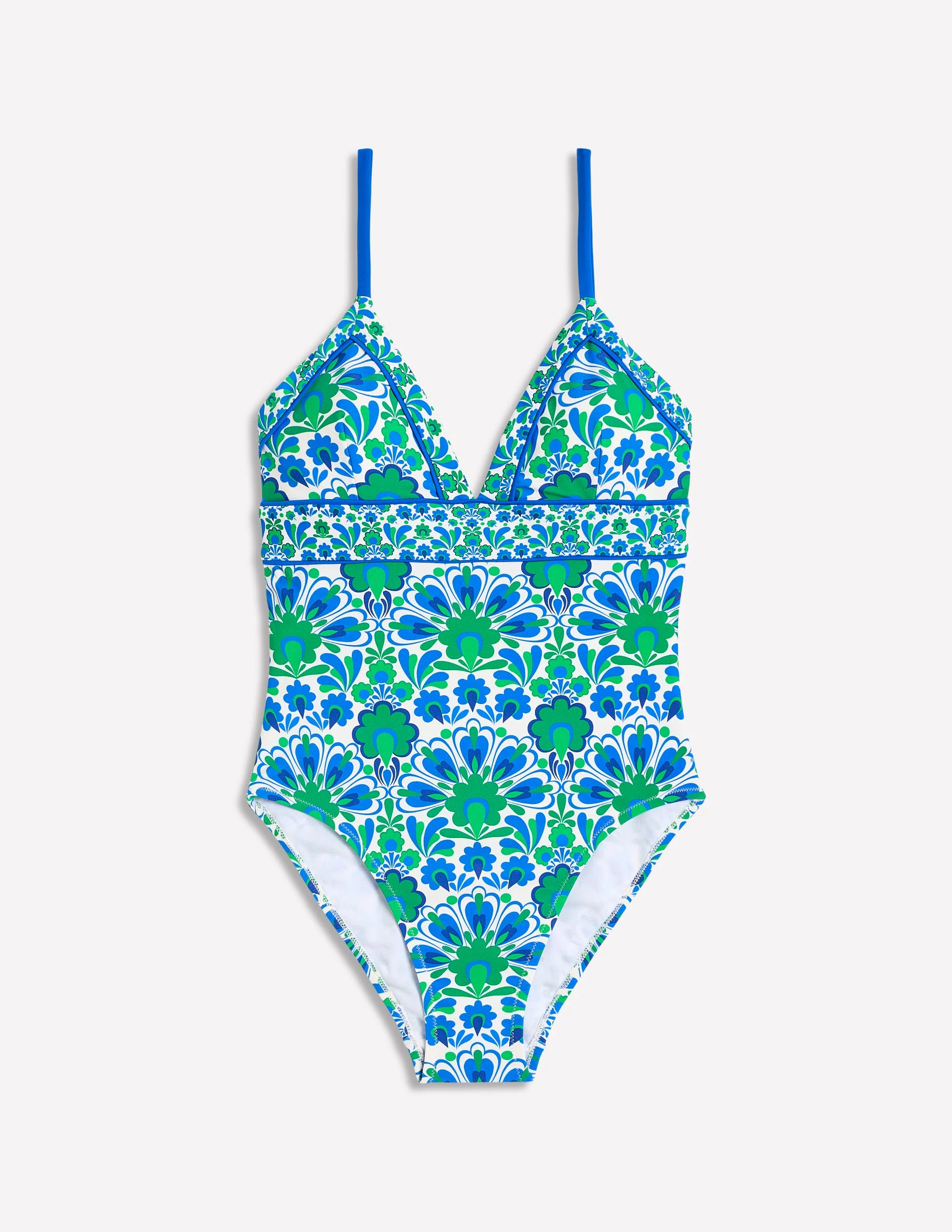 Kasos String V Neck Swimsuit-Decorative Dandelion - Image 5