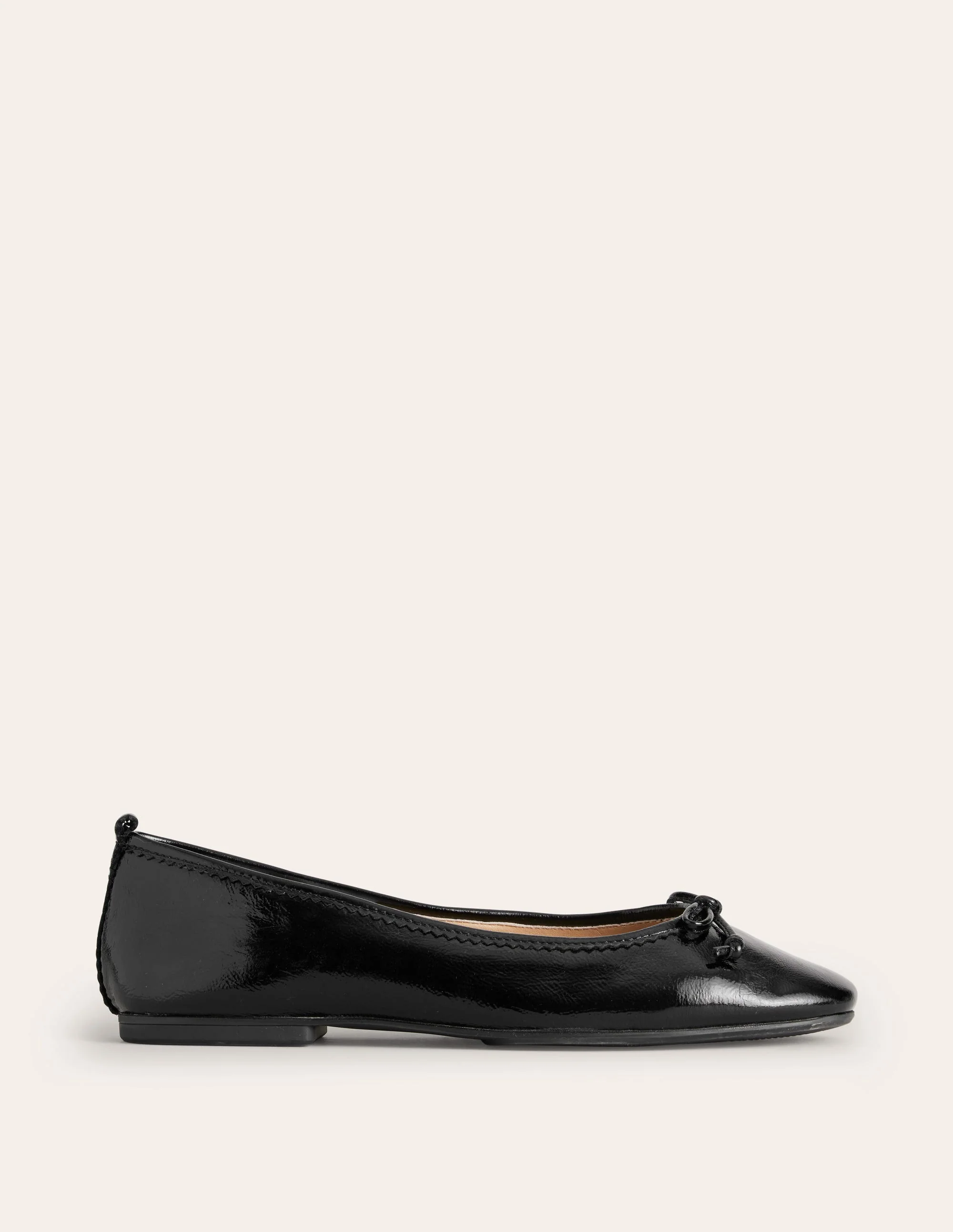 Kitty Flexi Sole Ballet Flats-Black Patent - Image 2