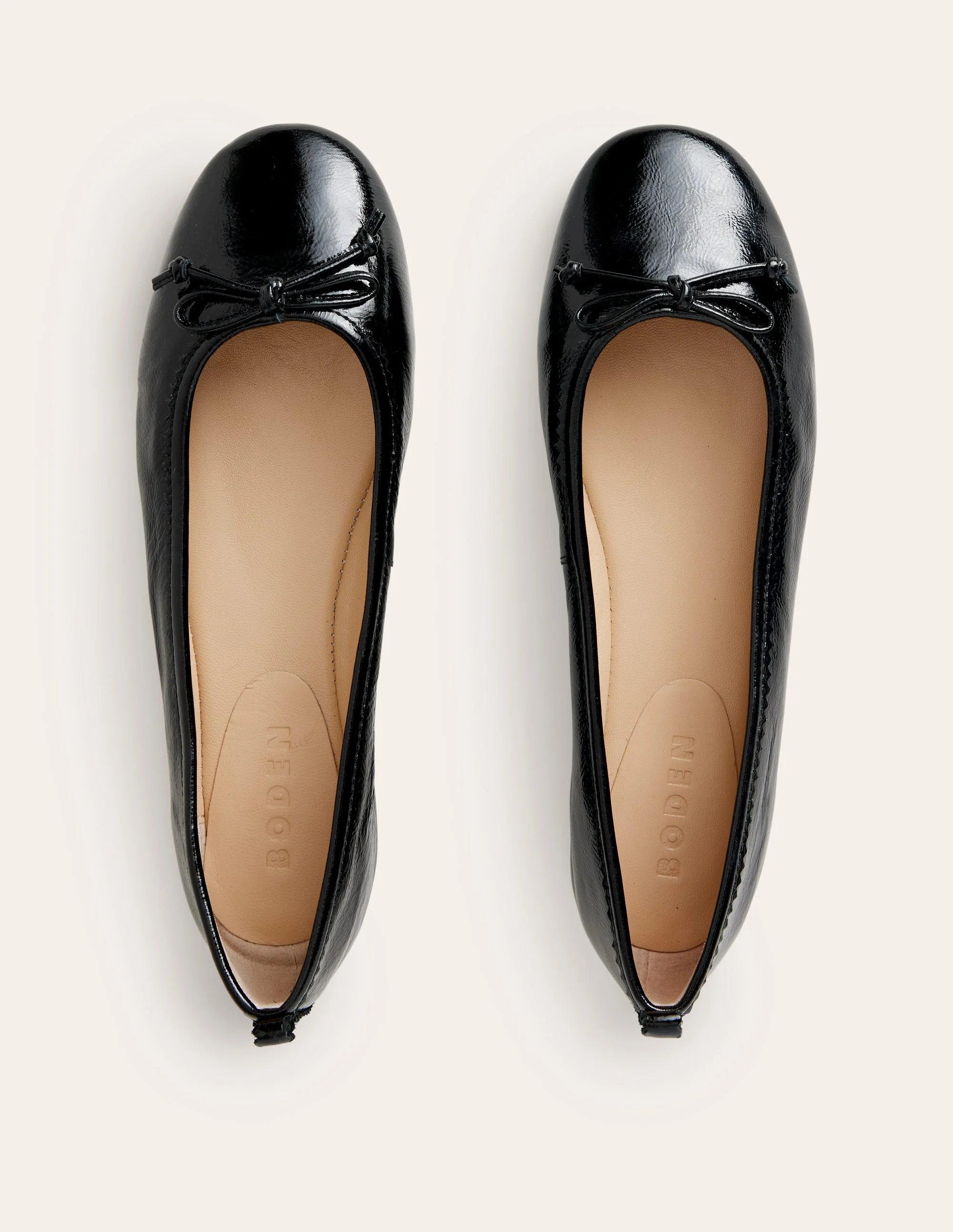 Kitty Flexi Sole Ballet Flats-Black Patent - Image 5