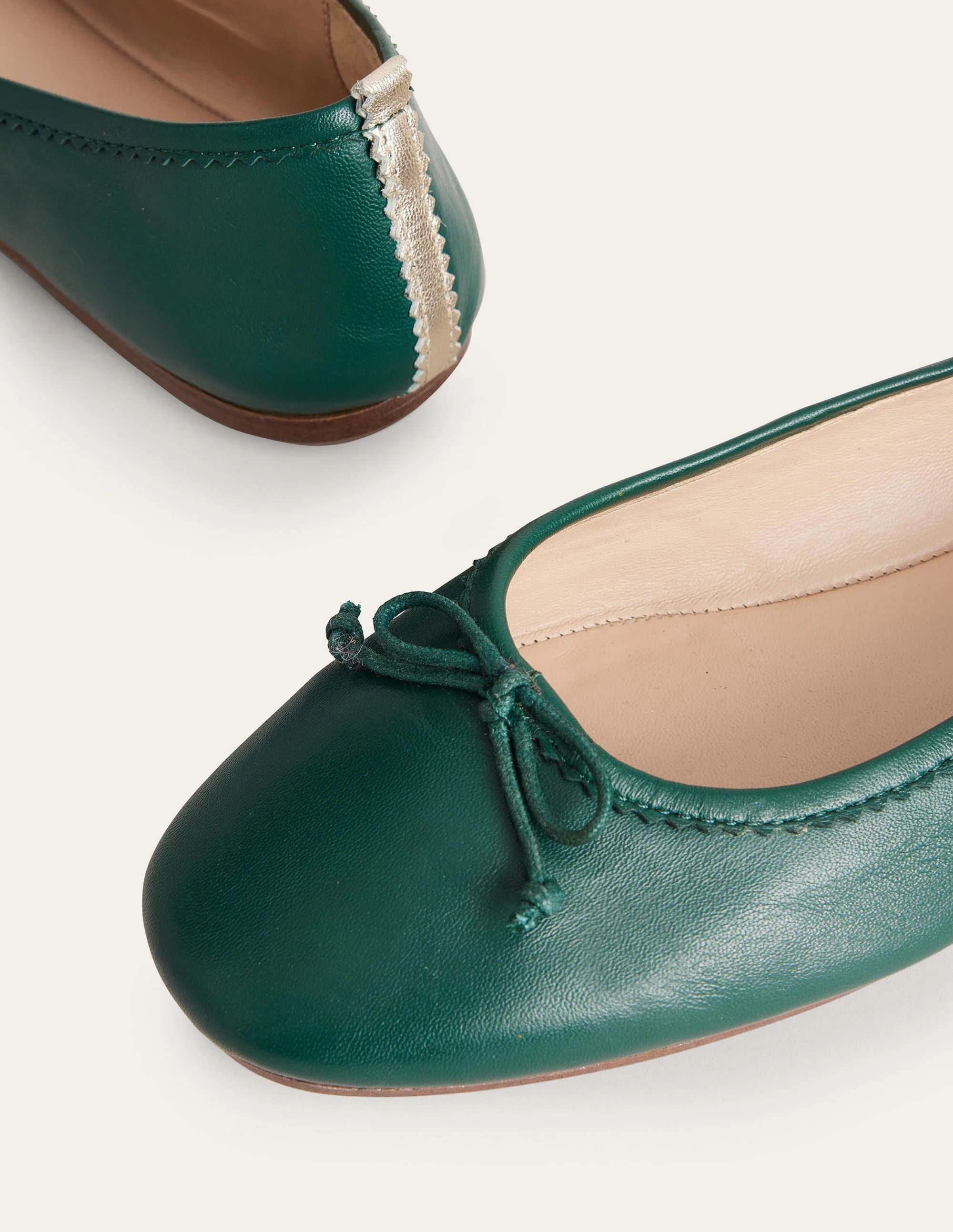 Kitty Flexi Sole Ballet Flats-Emerald Night - Image 3
