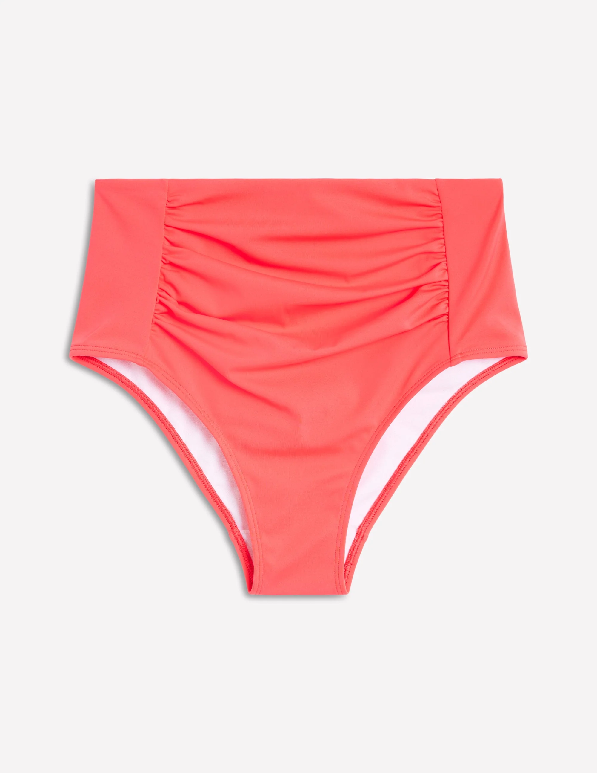 Kythira Ruched Bikini Bottoms-Red - Image 6