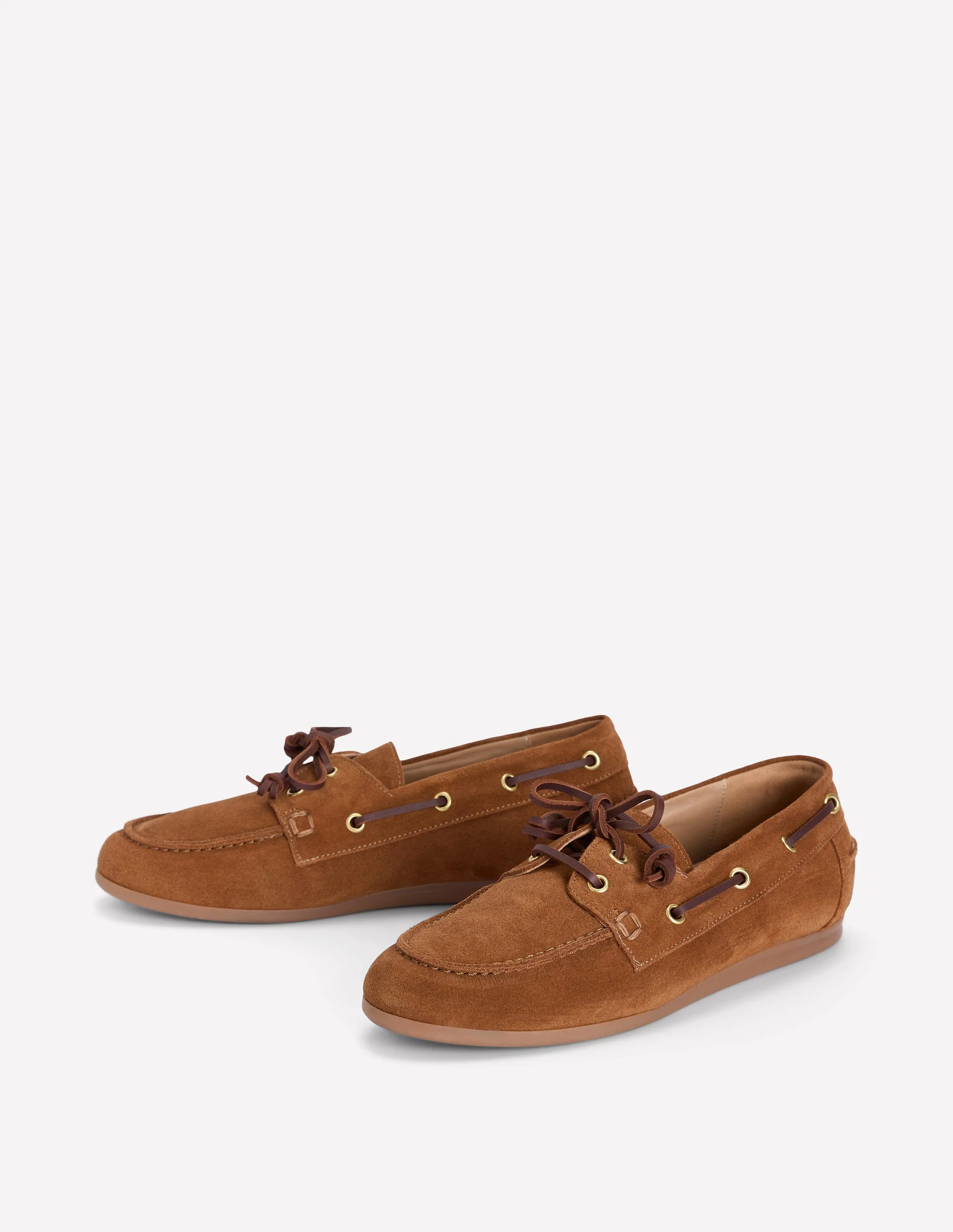 Lace-Up Boat Shoe-Tan - Image 4