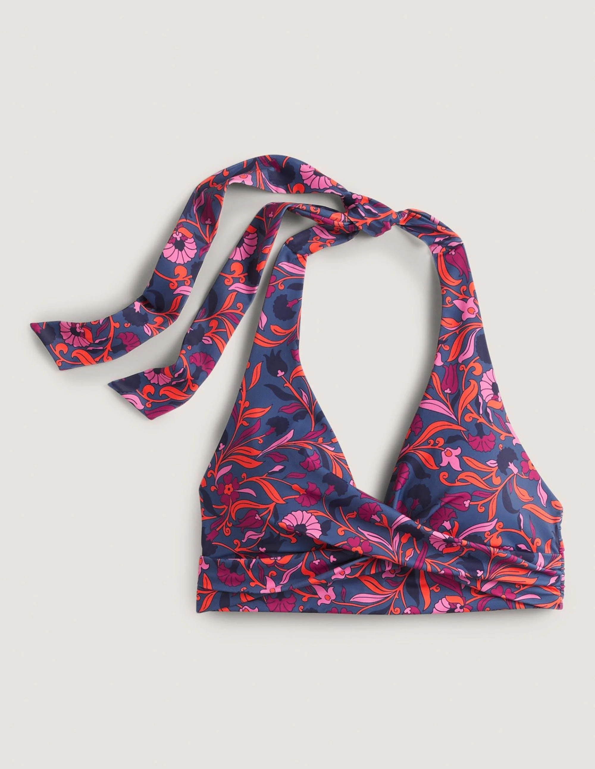 Levanzo Halter Bikini Top-Globe, Enchanting Vine - Image 5