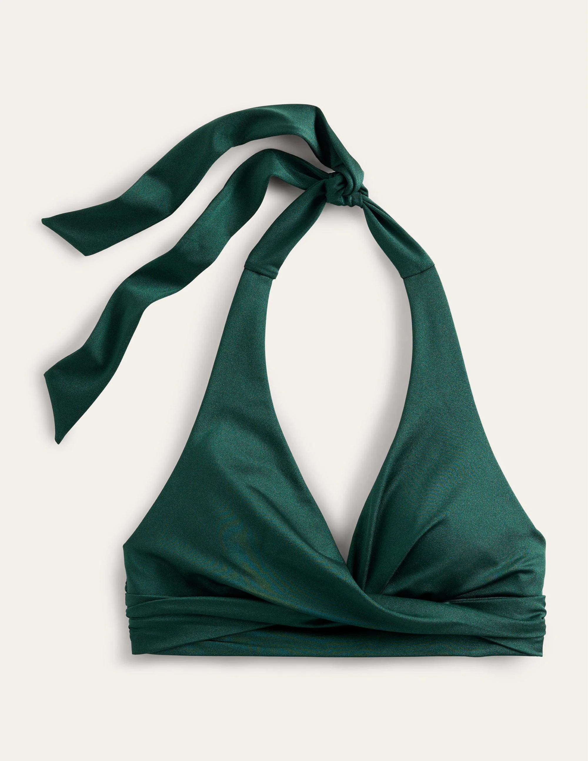 Levanzo Halter Bikini Top-Malachite Shimmer - Image 5