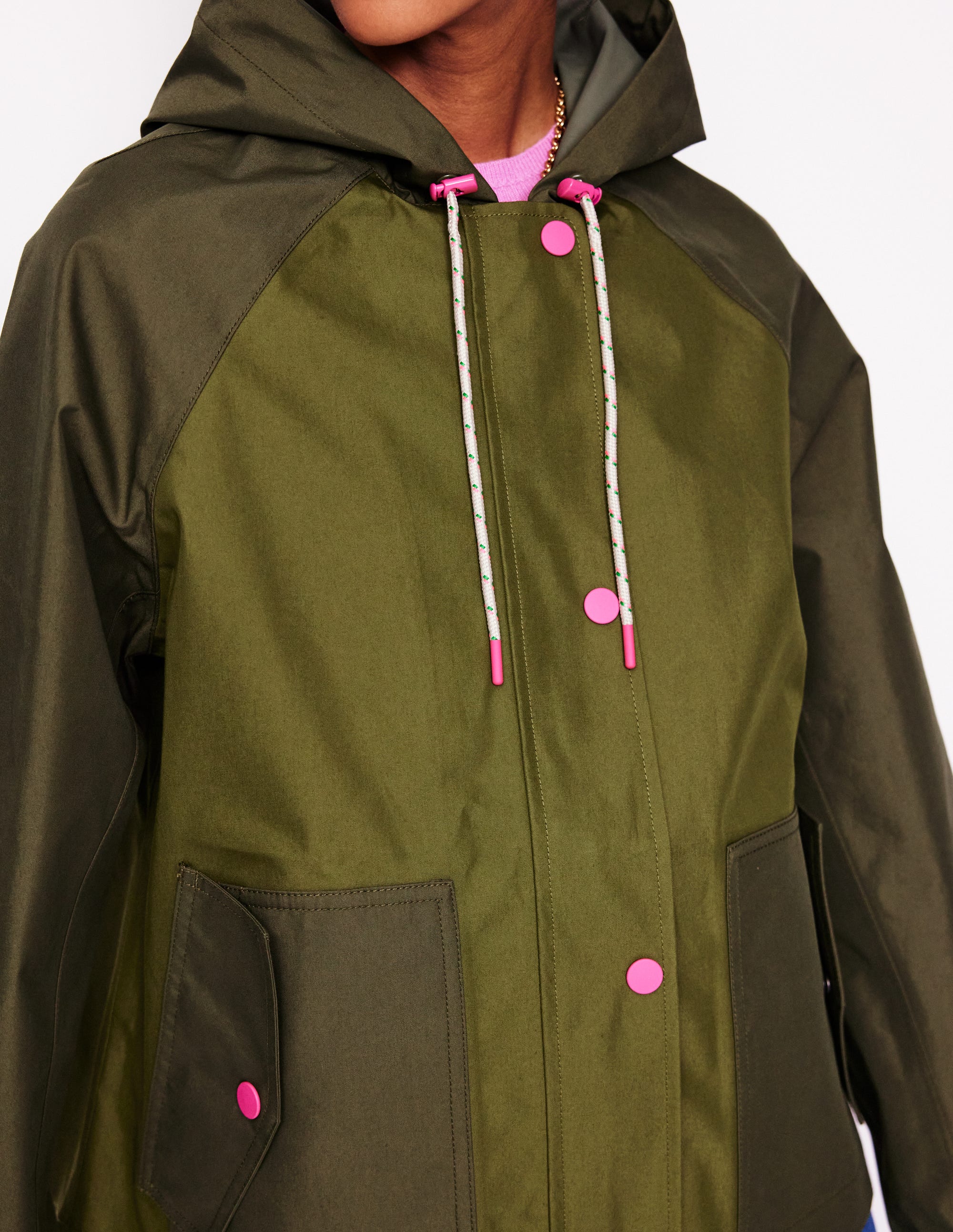 Lightweight Rain Mac-Khaki - Image 3
