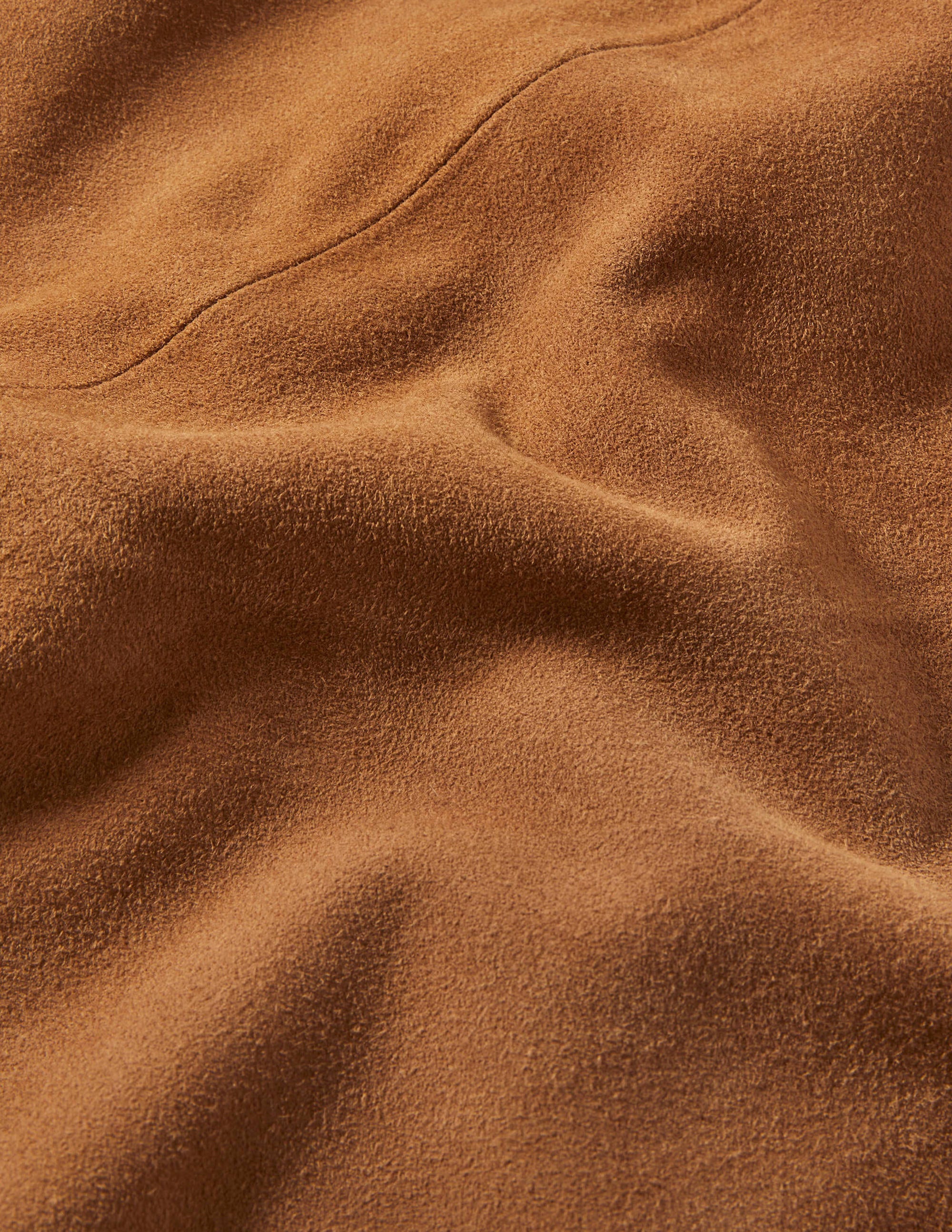 Lilian Suede Mini Skirt-Camel - Image 6