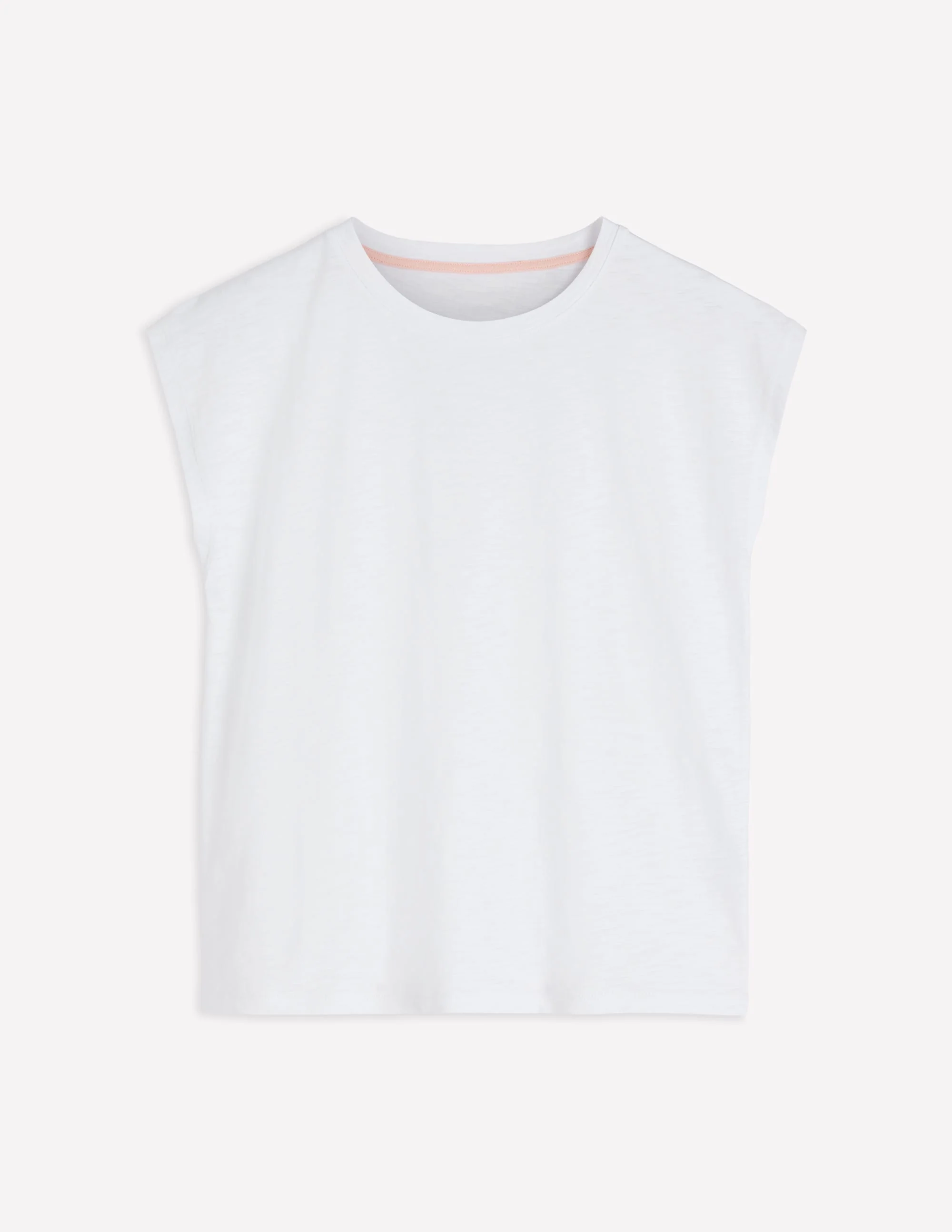 Louisa Slub T-Shirt-White - Image 6