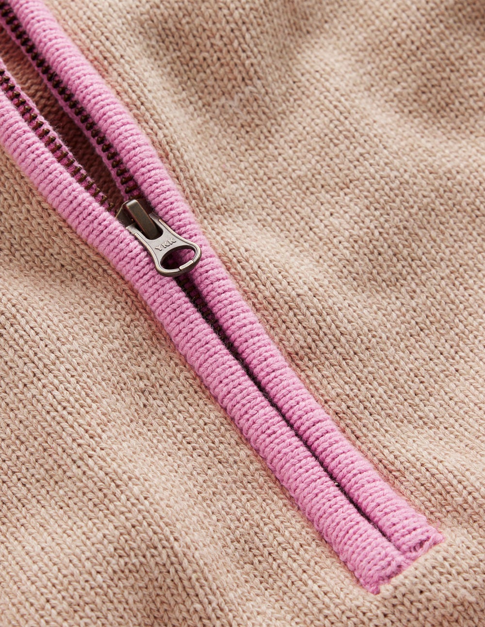 Lucy Half-zip Sweater-Chinchilla Melange, Green Fir - Image 7