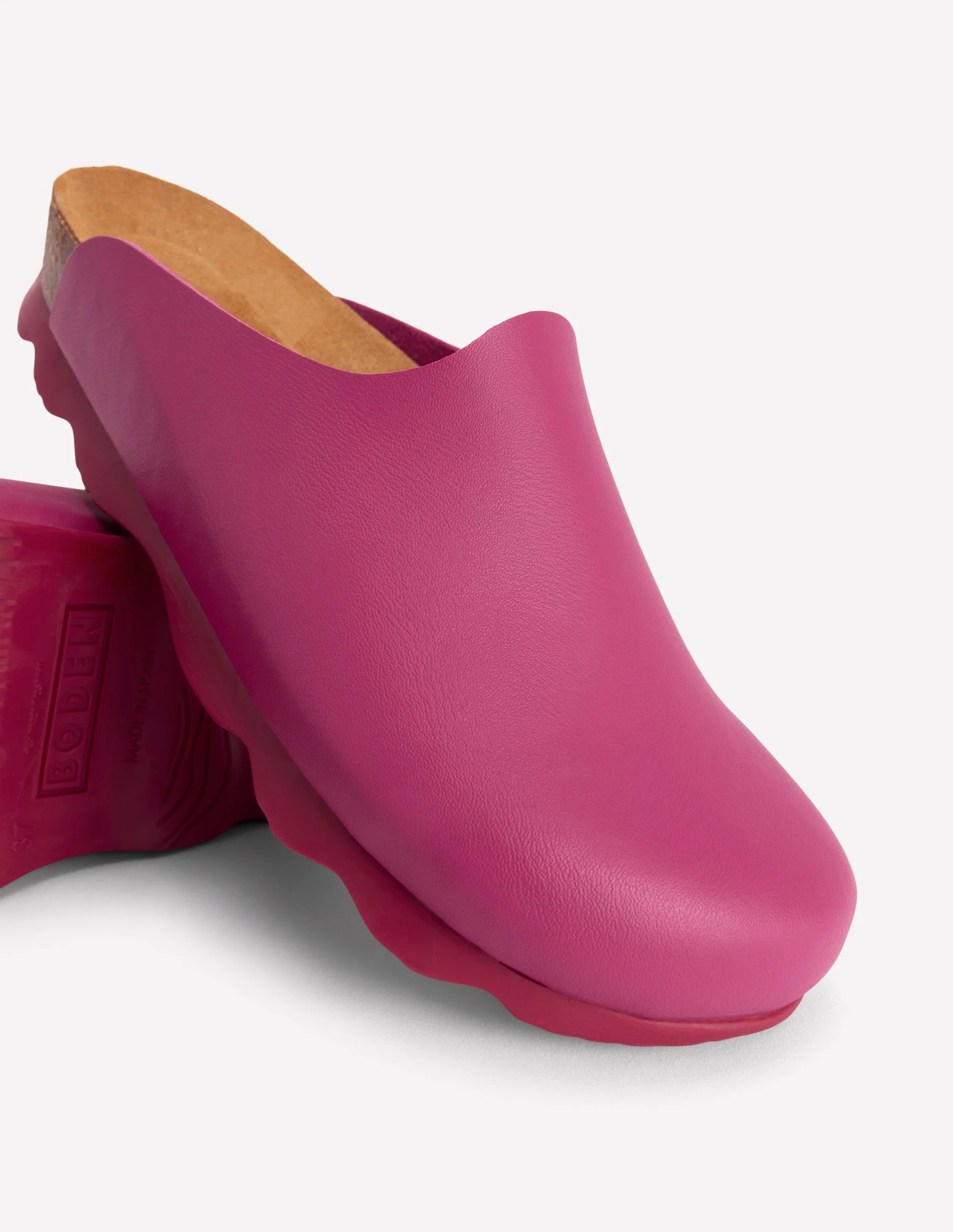 Lyla Colour Block Clogs-Pink/Red - Image 7