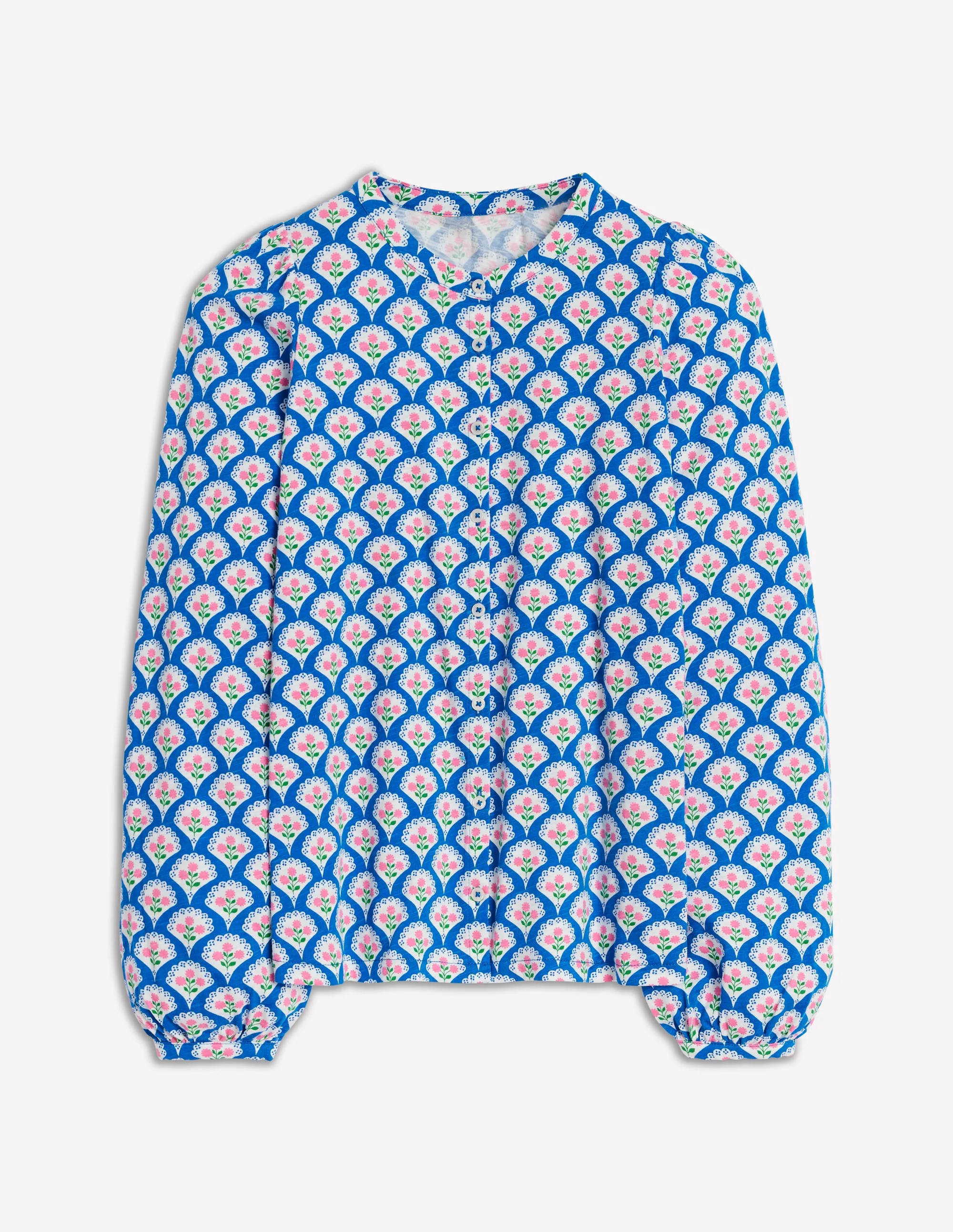 Marina Jersey Shirt-Gallery Blue, Blossom Terrace - Image 5