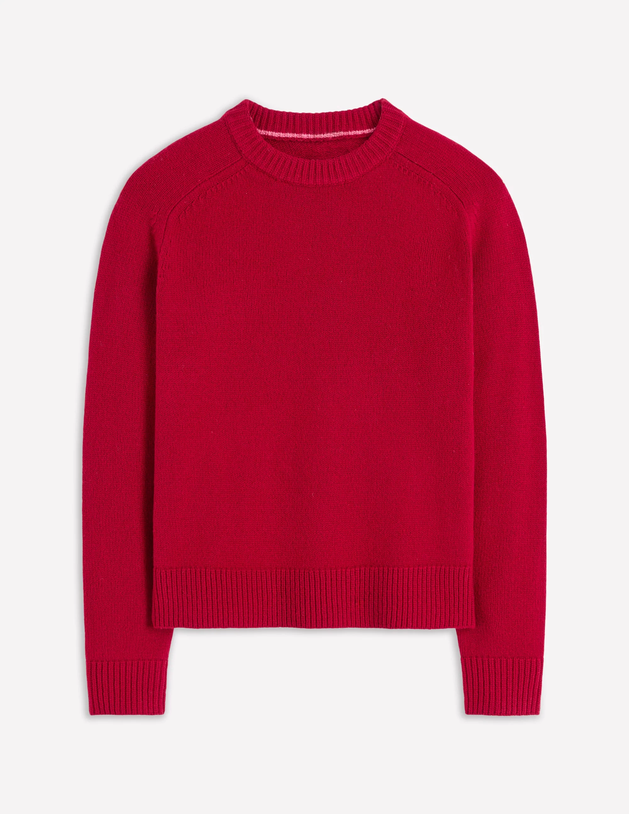 Marion Merino Sweater-Crimson Red - Image 7