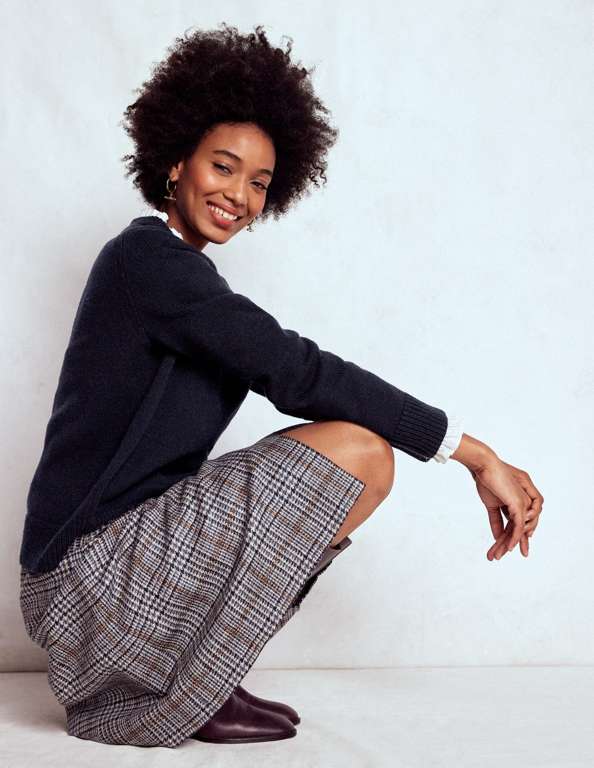 Marion Merino Sweater-Navy