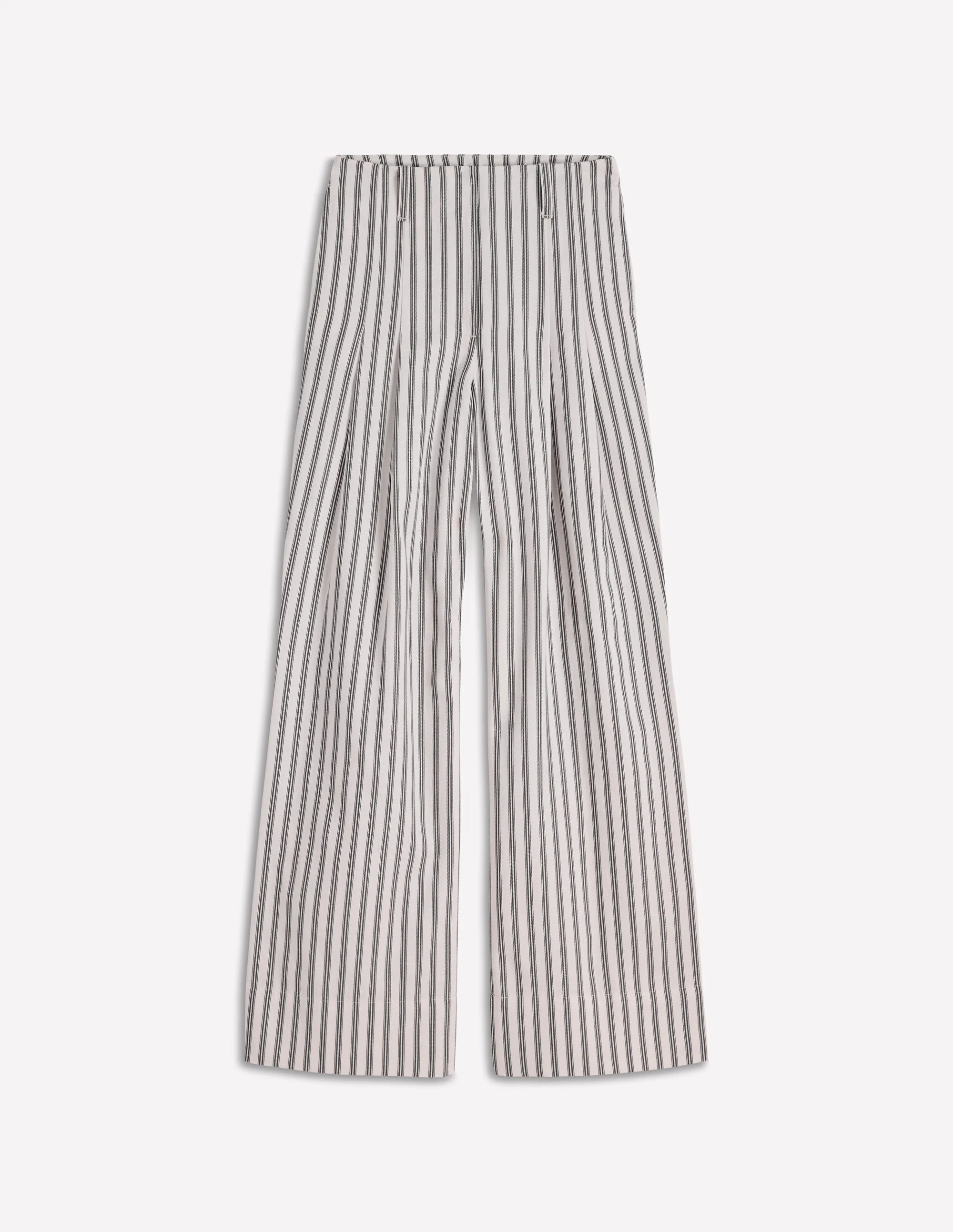 Mayfair Tailored Pants-Ivory, Navy Stripe - Image 8