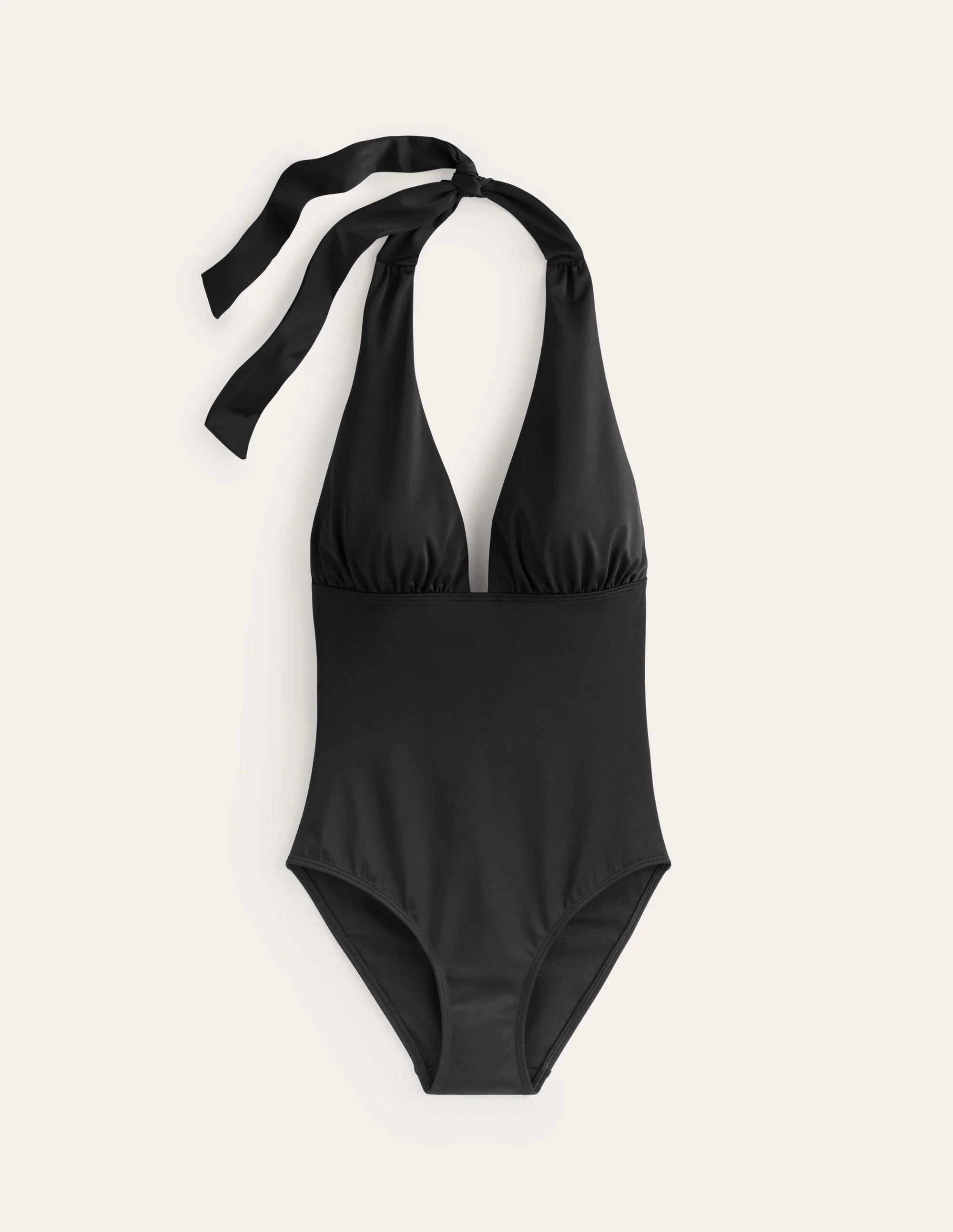 Merano Deep V-neck Swimsuit-Black - Image 5