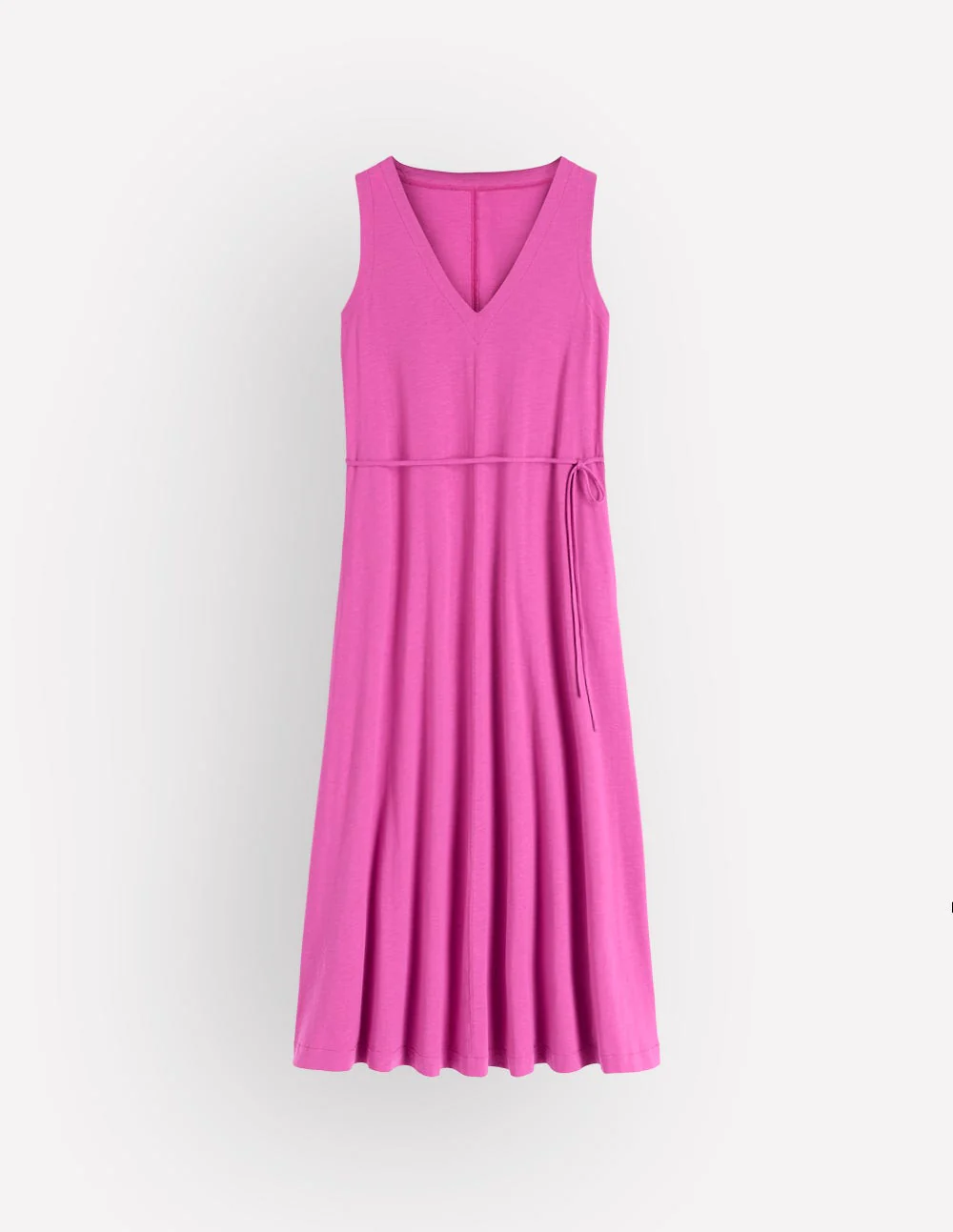 Mia V-neck Jersey Midi Dress-Passion Flower - Image 7
