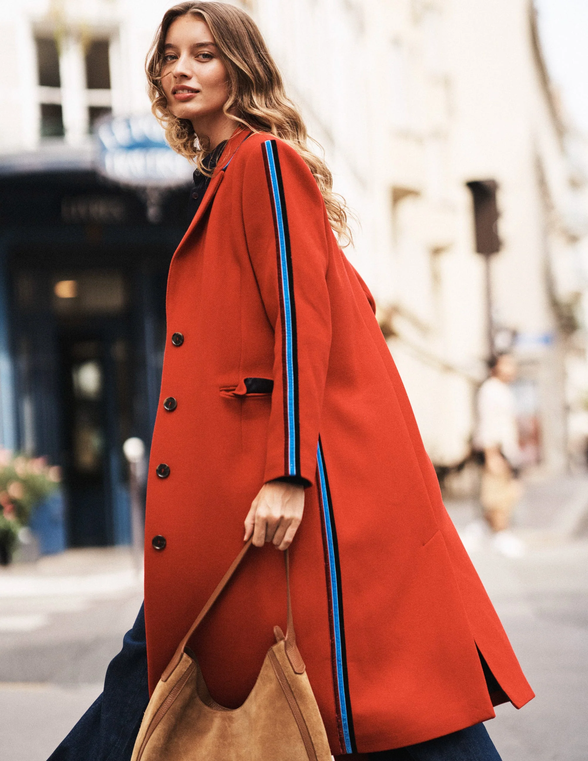 Midi Coat-Red - Image 5