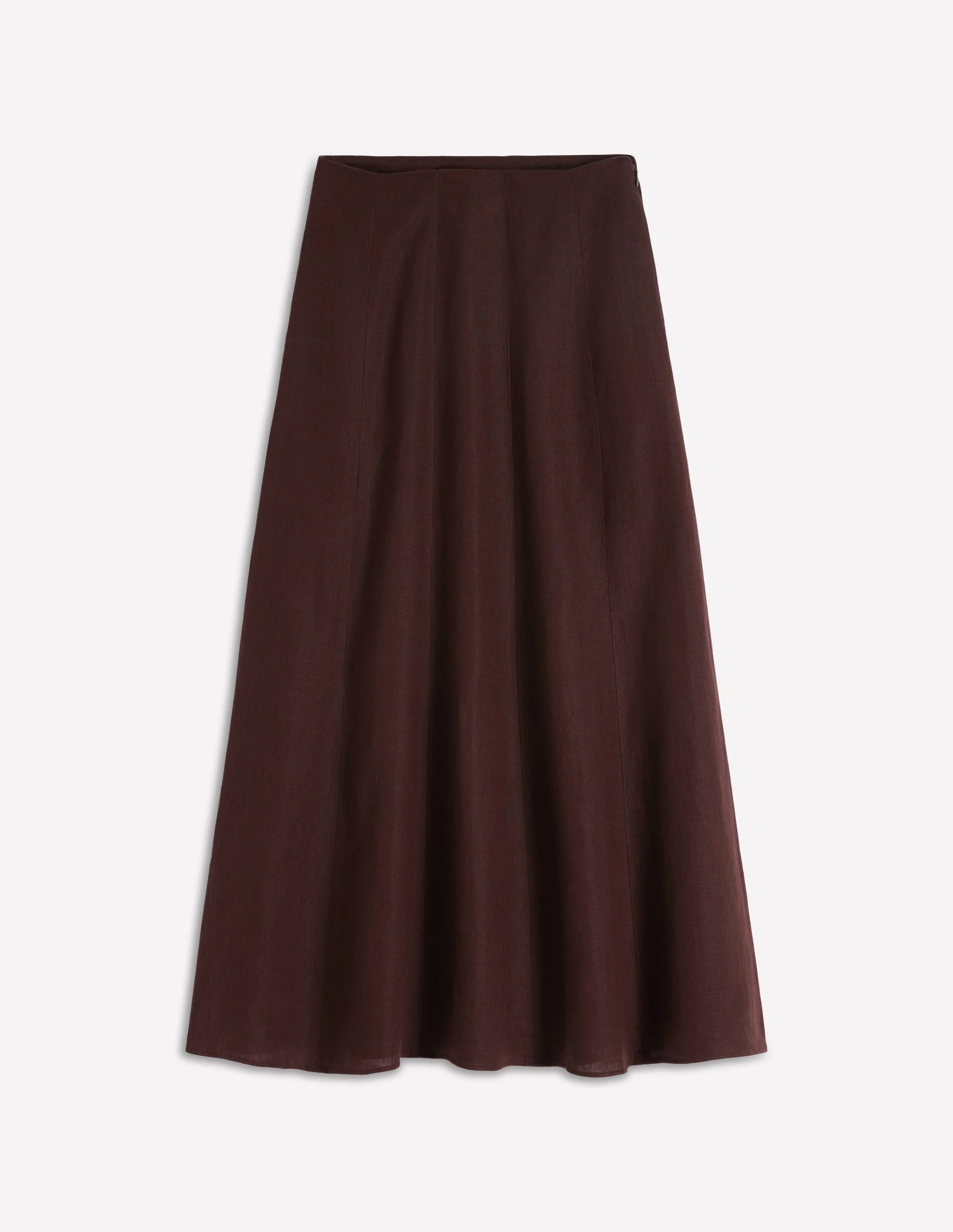 Miriam Linen Maxi Skirt-Bitter Chocolate - Image 8