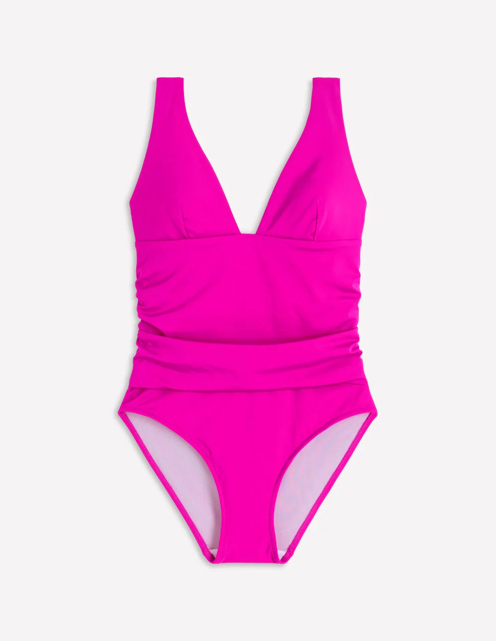 Mykonos Deep V Swimsuit-Bright Fuchsia - Image 6